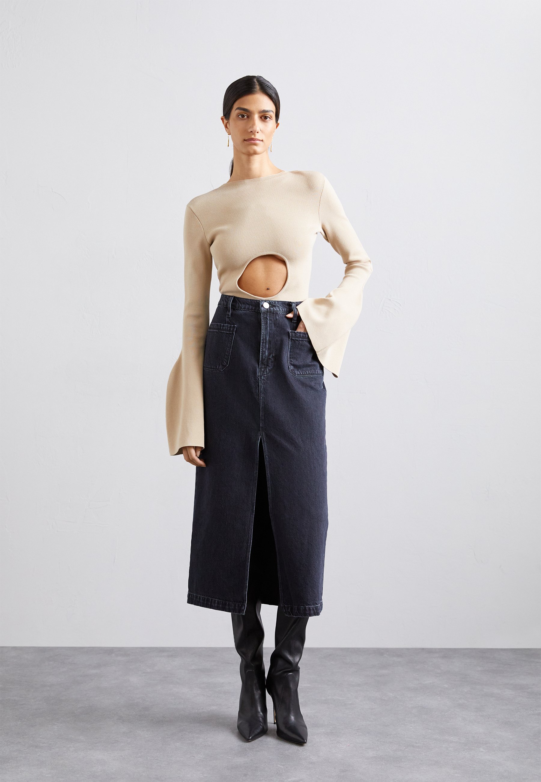 BARDOT SKIRT - Denim skirt