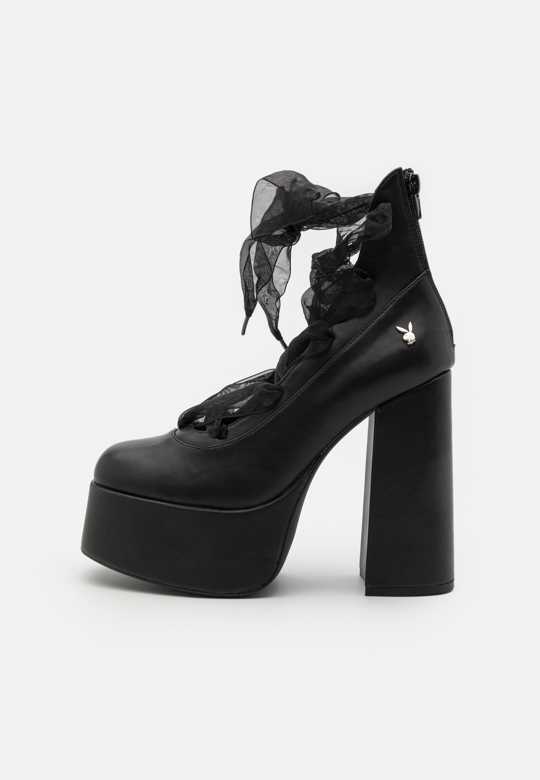 PLAYBOY INFIDELITY LACE UP - High heels