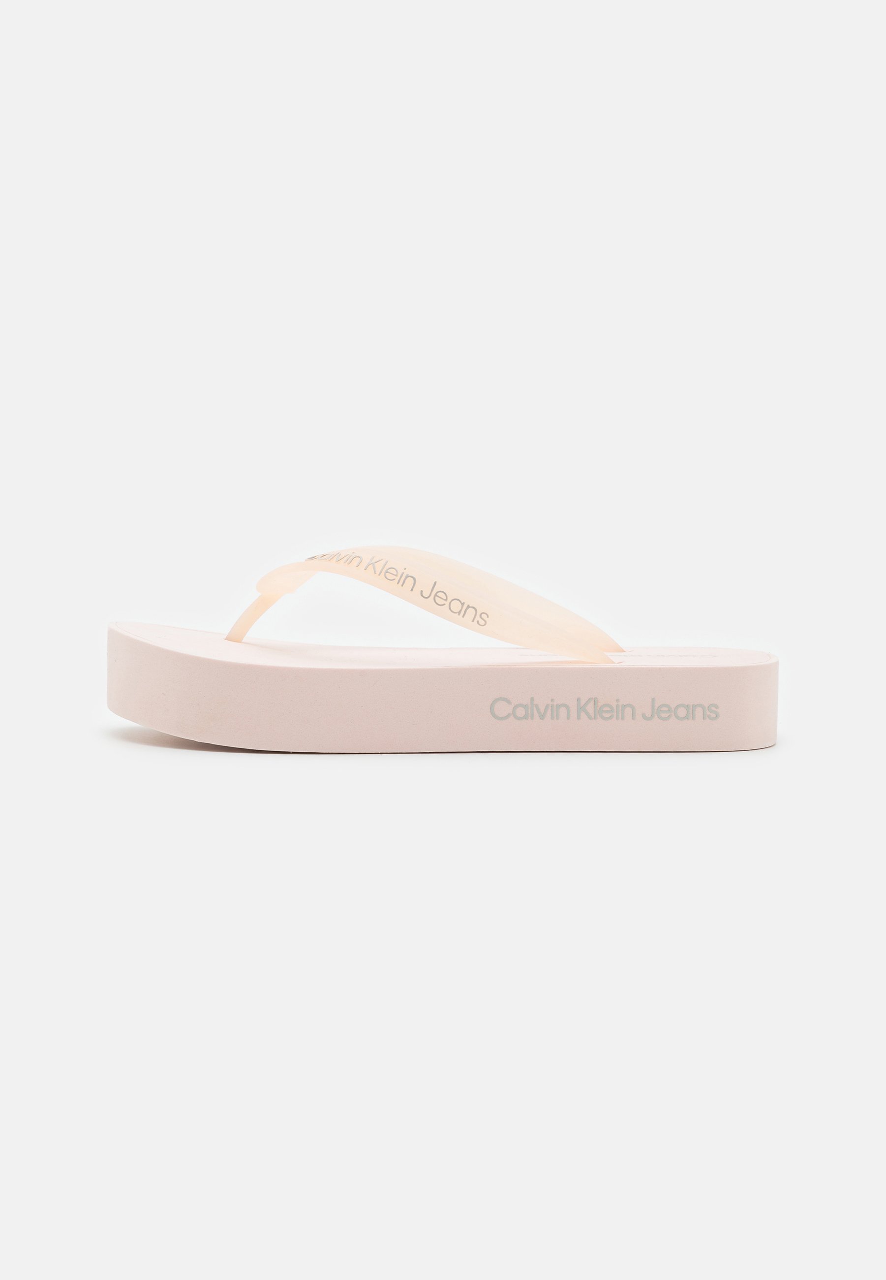 BEACH FLATFORM LOGO - T-bar sandals