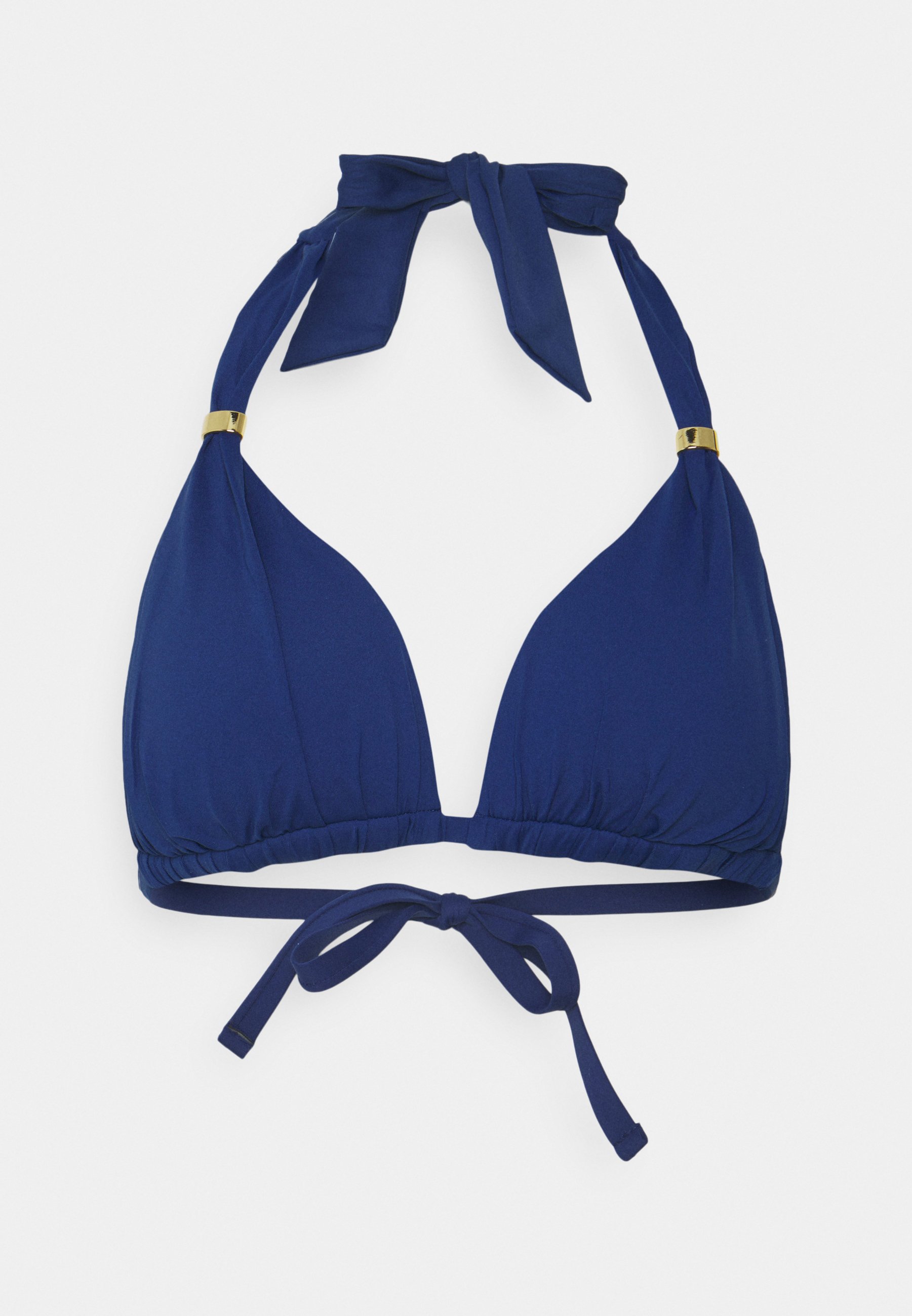 BEACH CLUB HALTER BRA - Bikini top