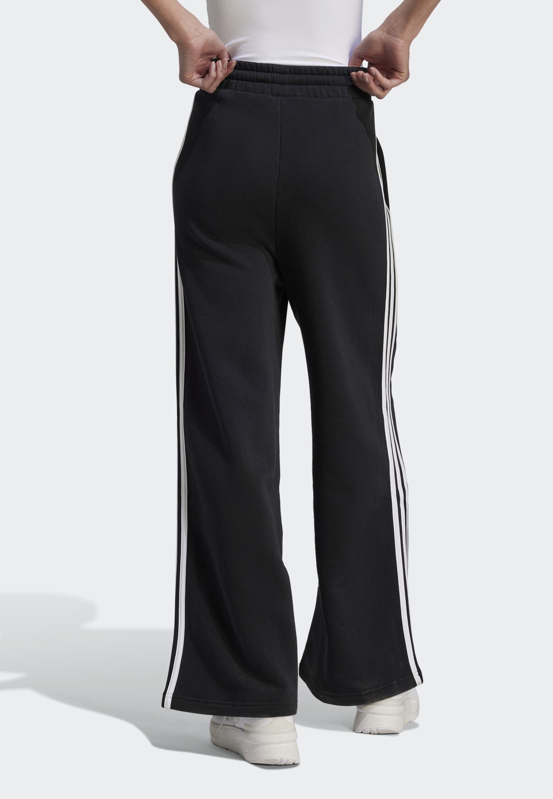 ESSENTIALS 3-STRIPES WIDE - Tracksuit bottoms