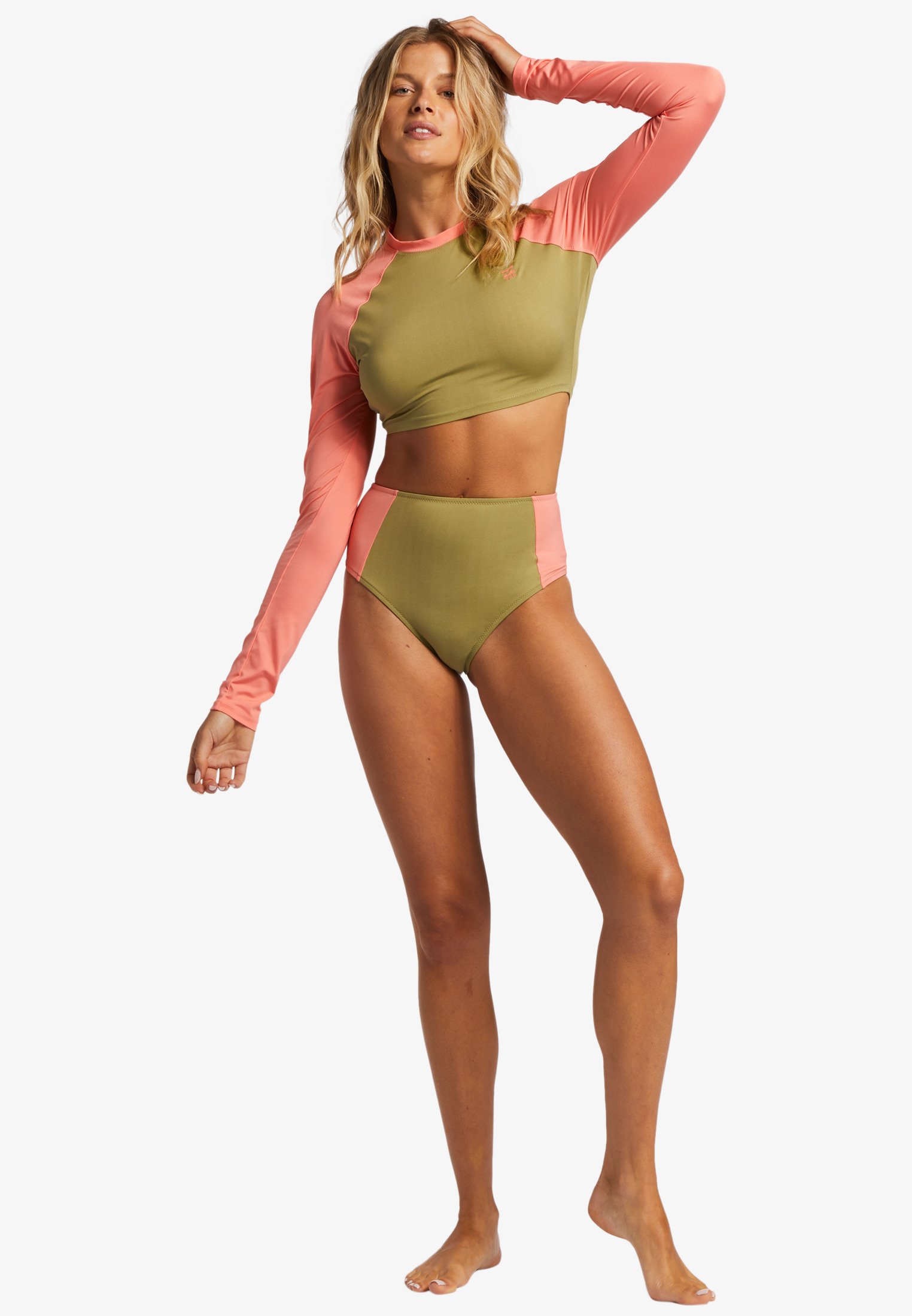 A/DIV CROP - MANCHES LONGUES CROPPED- Bikini top