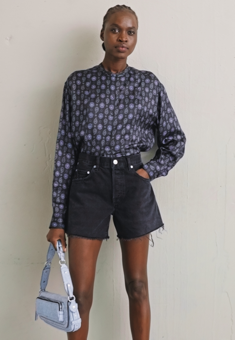 ANNABELLE LONG - Denim shorts