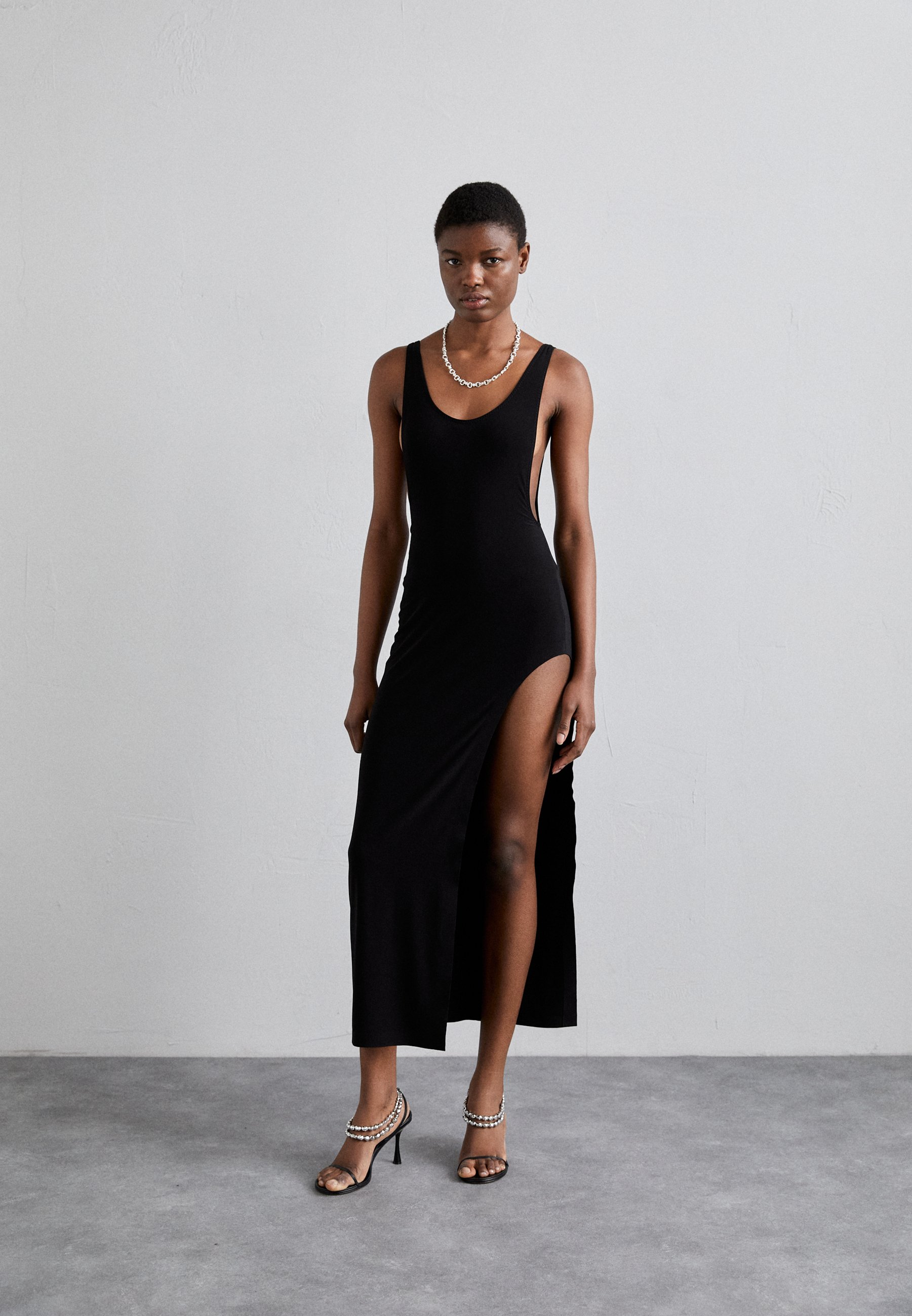 MARISSA WIDE SLIT GOWN - Jersey dress