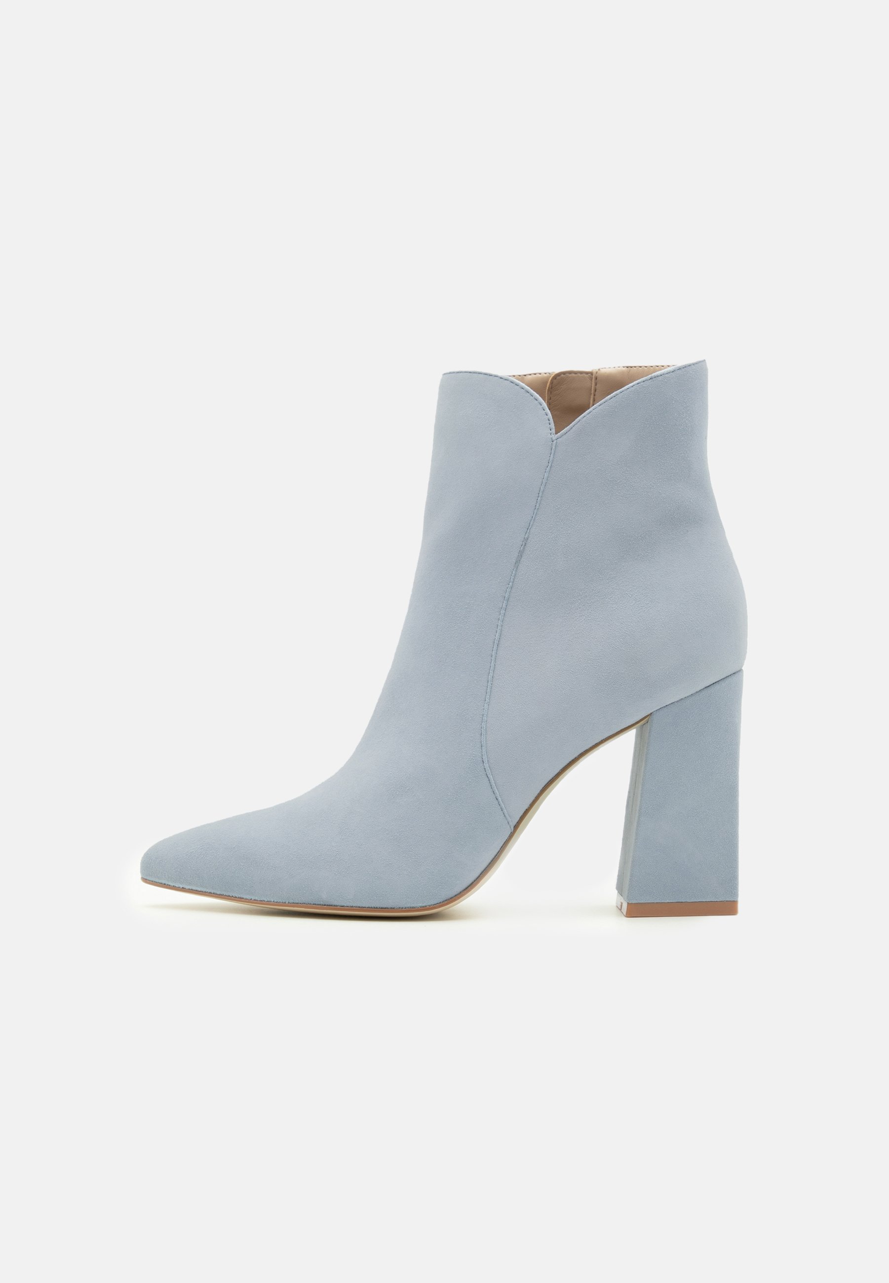 LEATHER - High heeled ankle boots