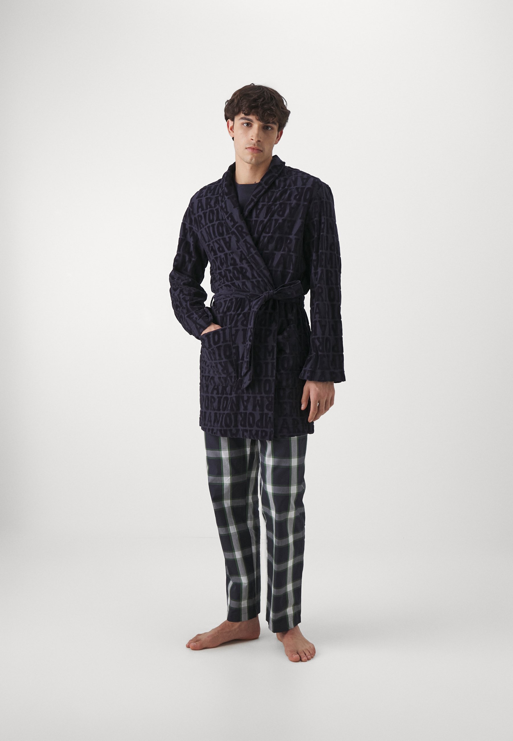 DRESSING GOWN - Dressing gown -marine