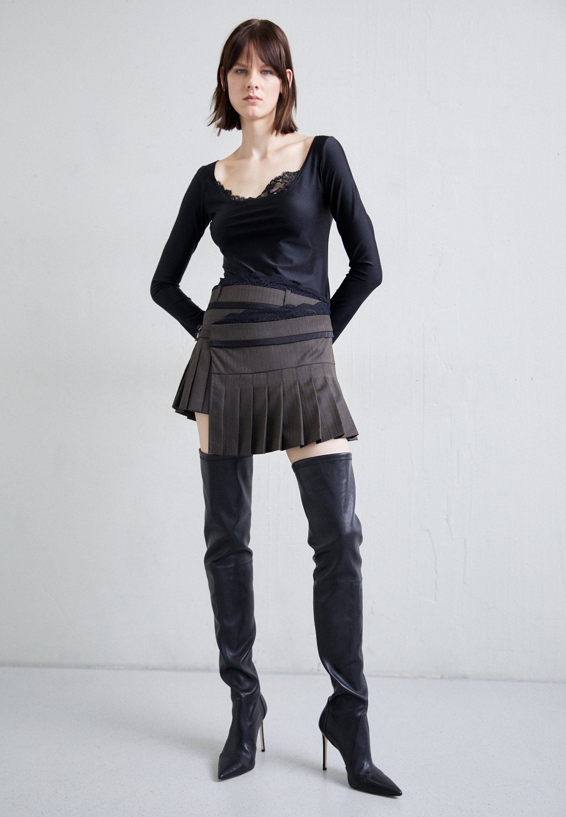 TAILORED ASYMMETRICAL SKIRT - Wrap skirt
