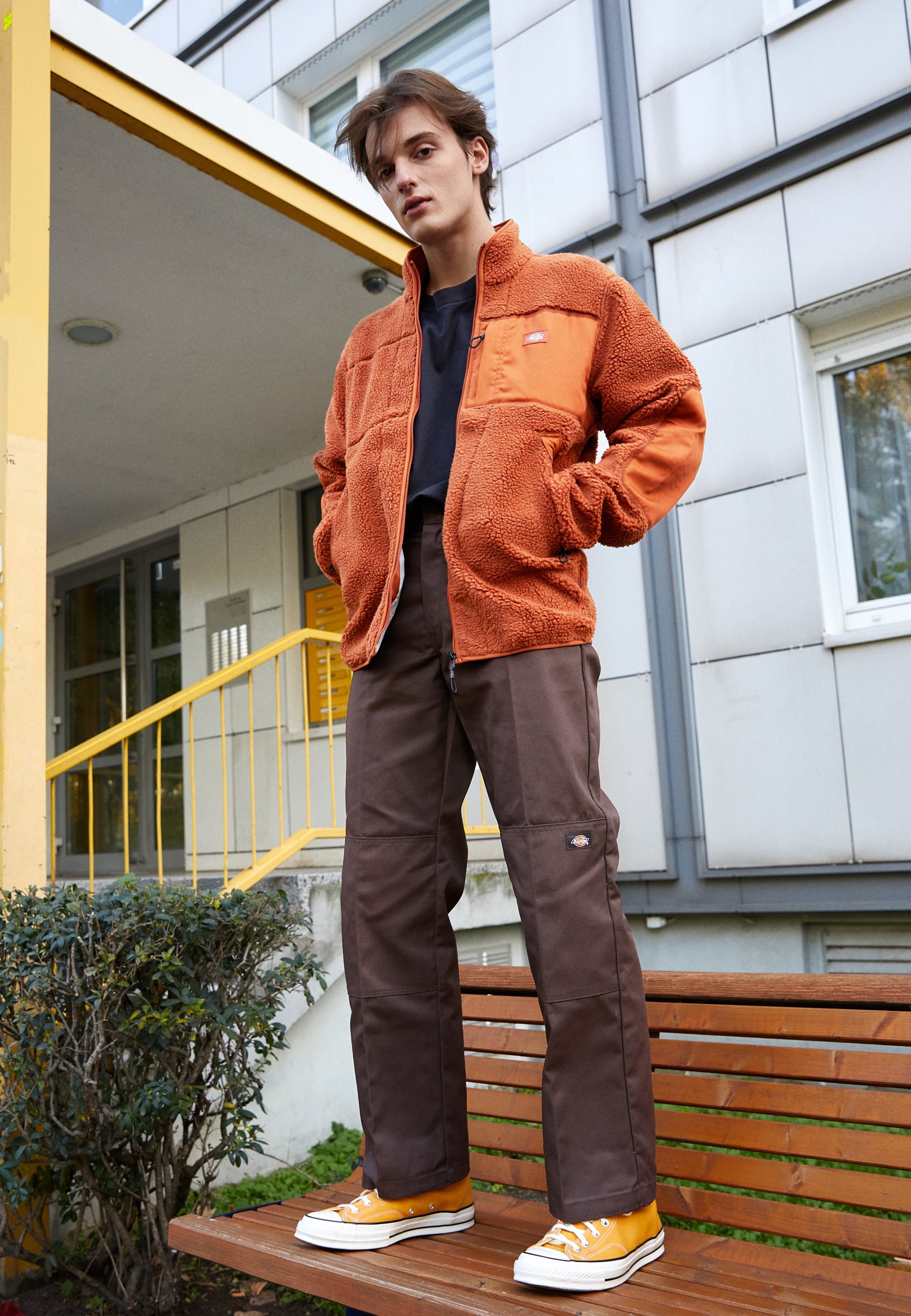 DOUBLE KNEE - Trousers