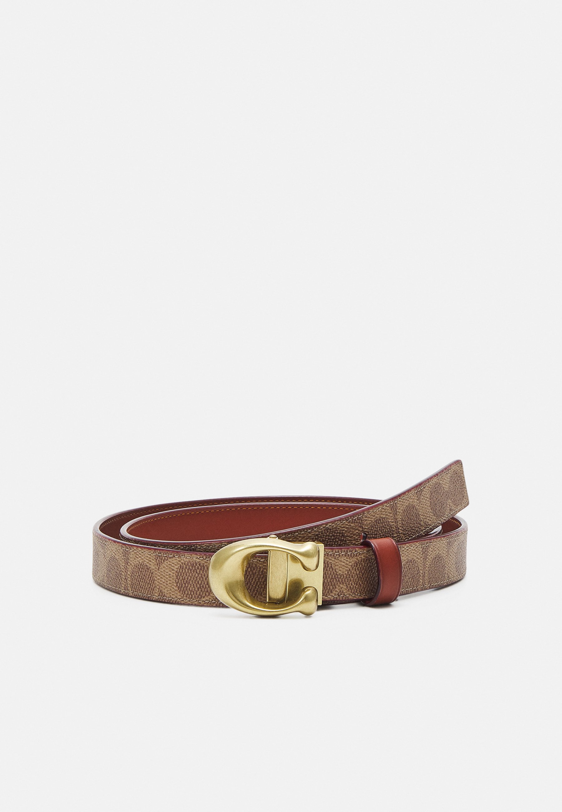 SCULPTED REVERSIBLE SIGNATURE BELT - Belt