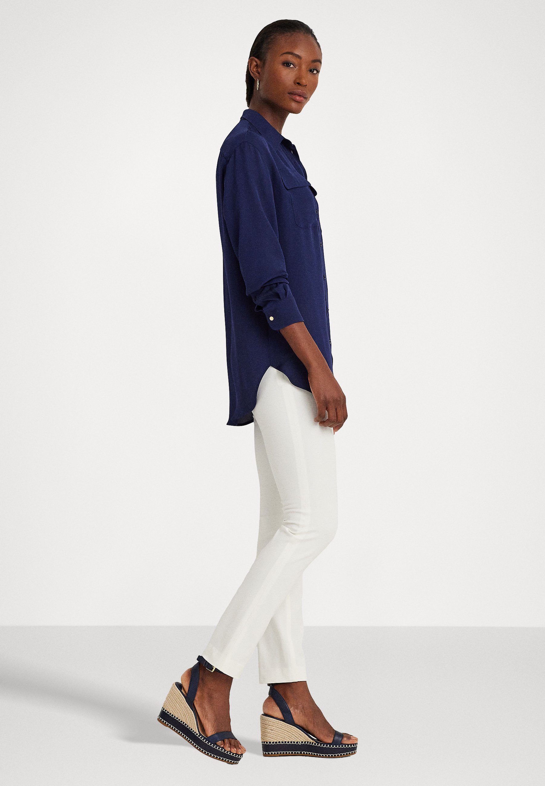 KESLINA SKINNY PANT - Trousers