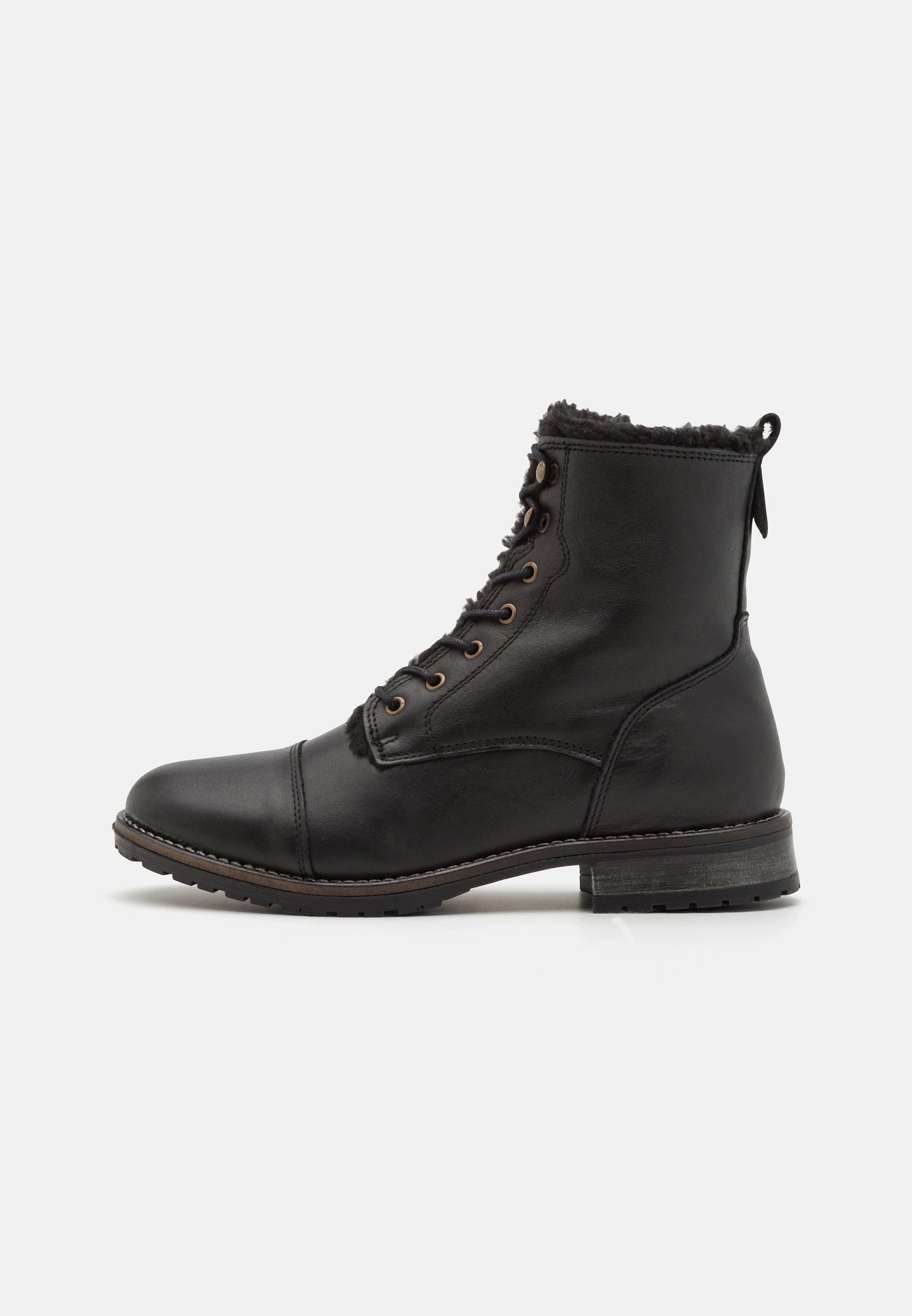 LEATHER - Lace-up ankle boots