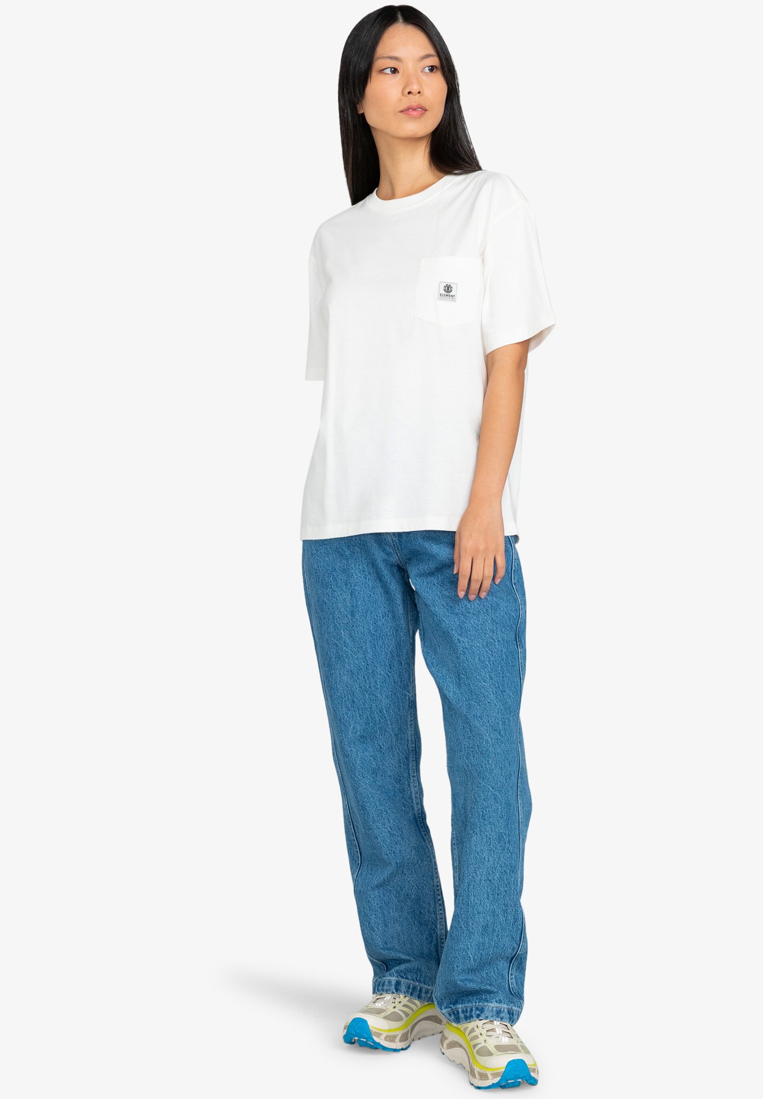 Straight leg jeans