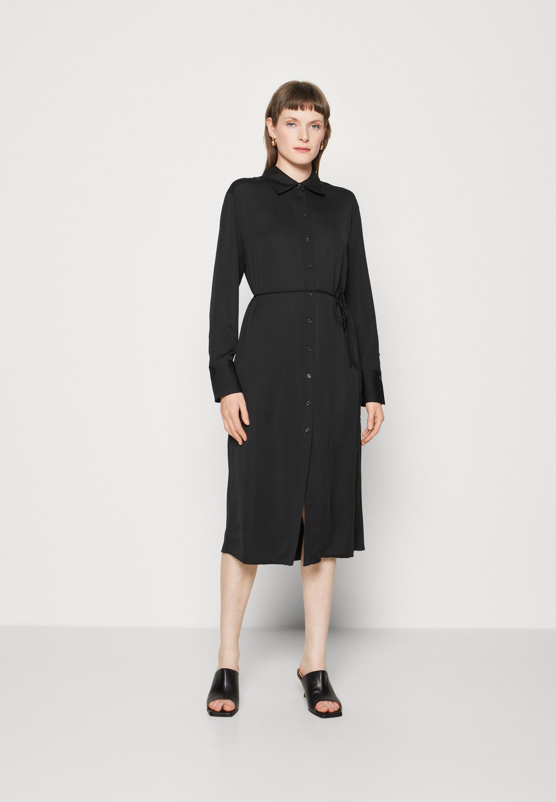 BELTED SHIRT DRESS - Shirt dress