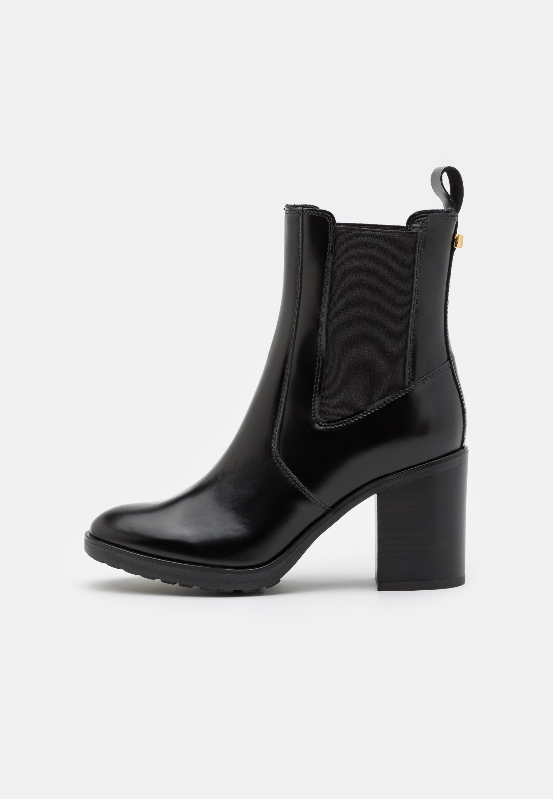 High heeled ankle boots
