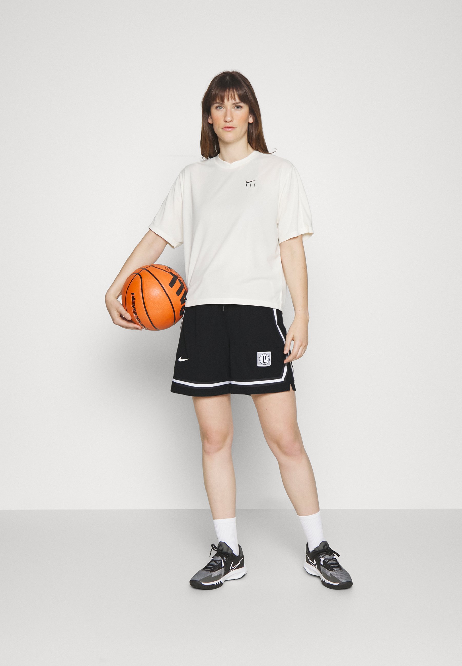 BROOKLYN NETS WOMENS DRYFIT FLY CROSSOVR - Sports shorts
