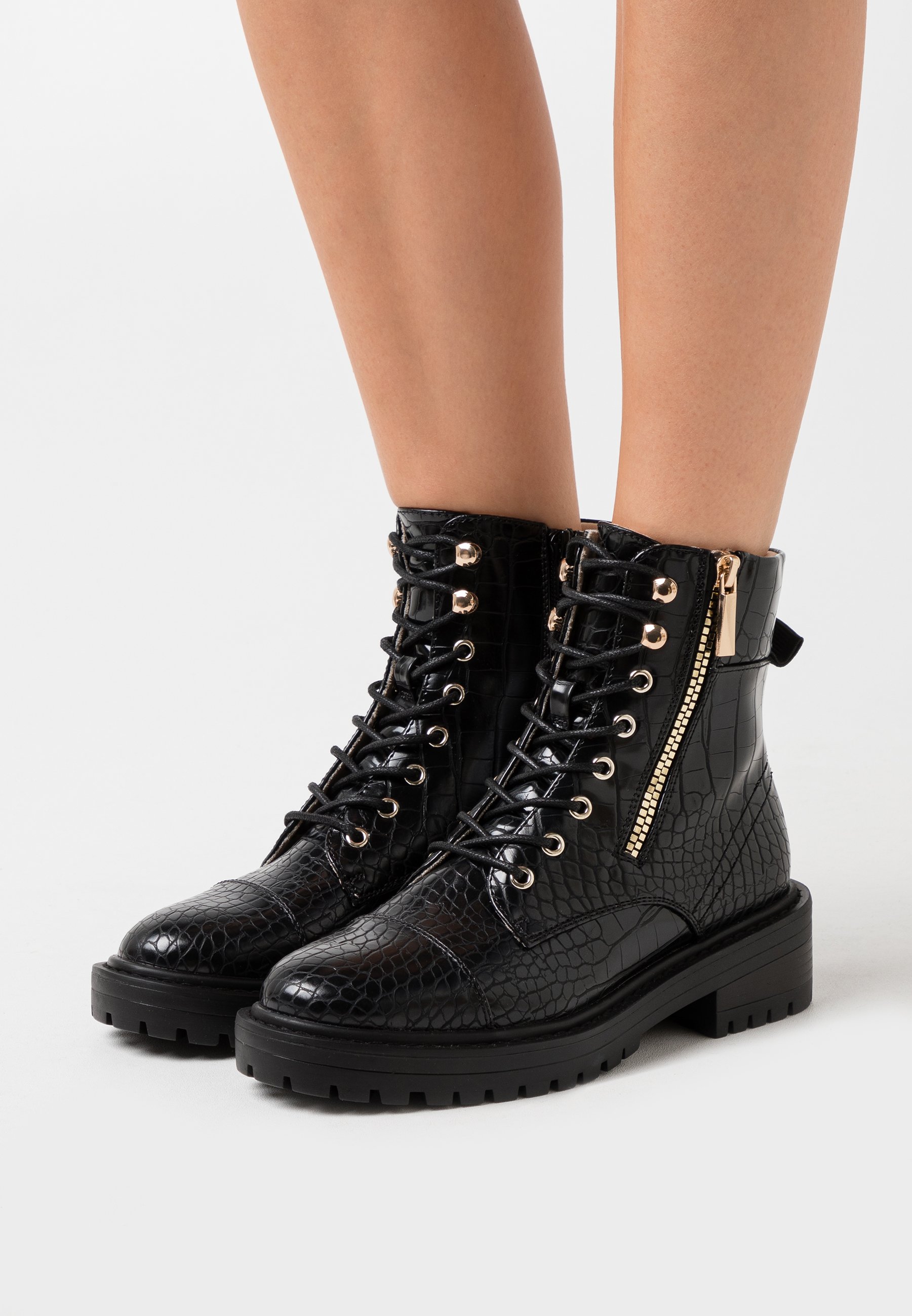 Platform ankle boots