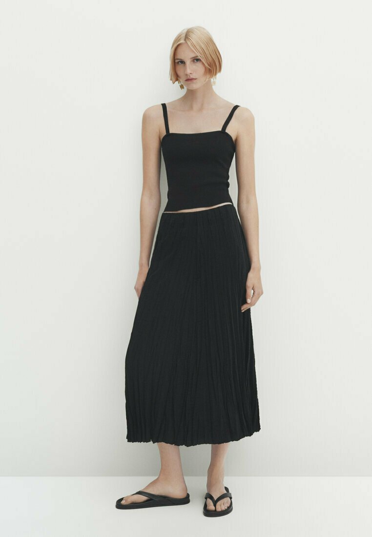 MIDI- A-line skirt