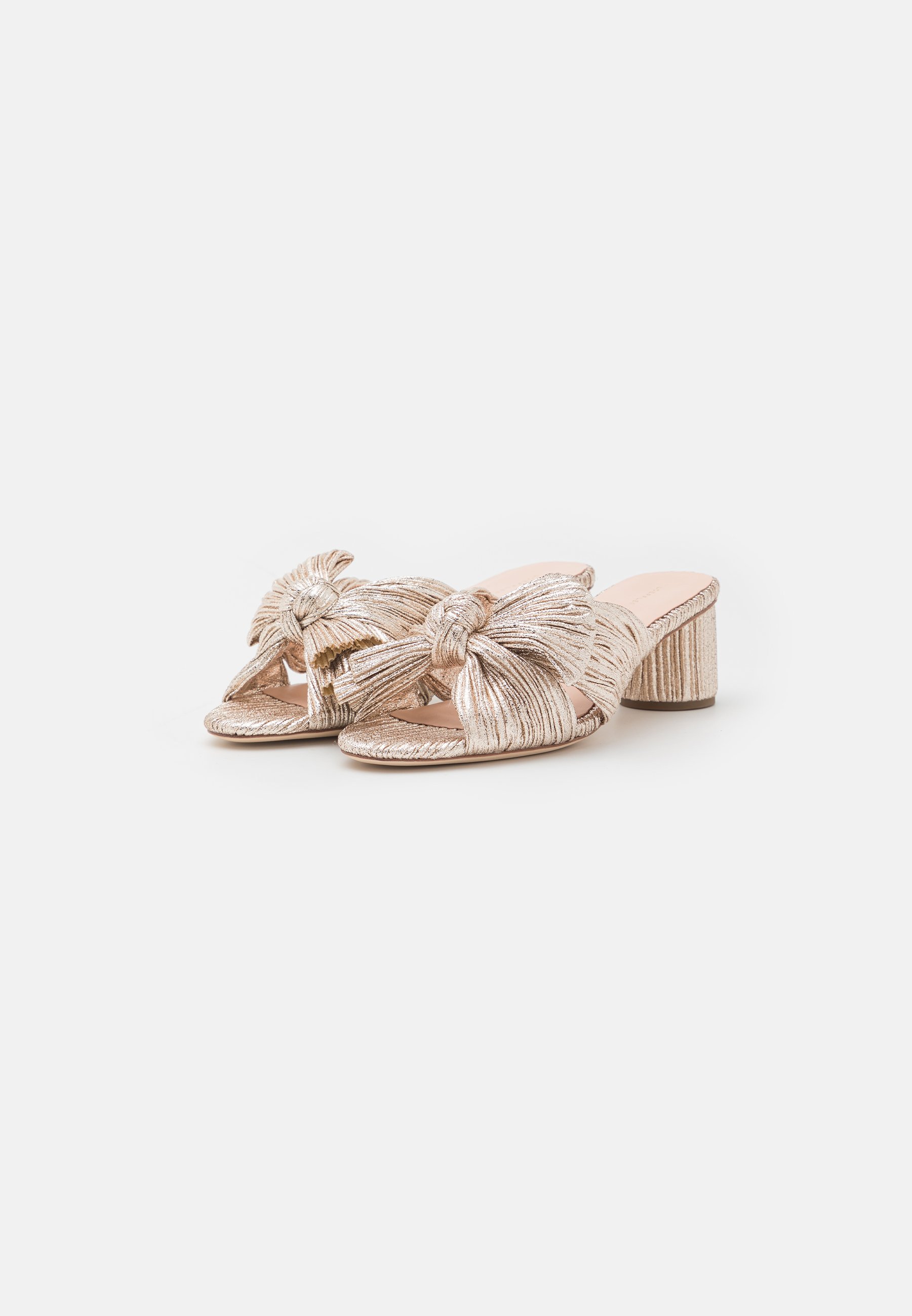 EMILIA PLEATED KNOT MULE - Heeled mules