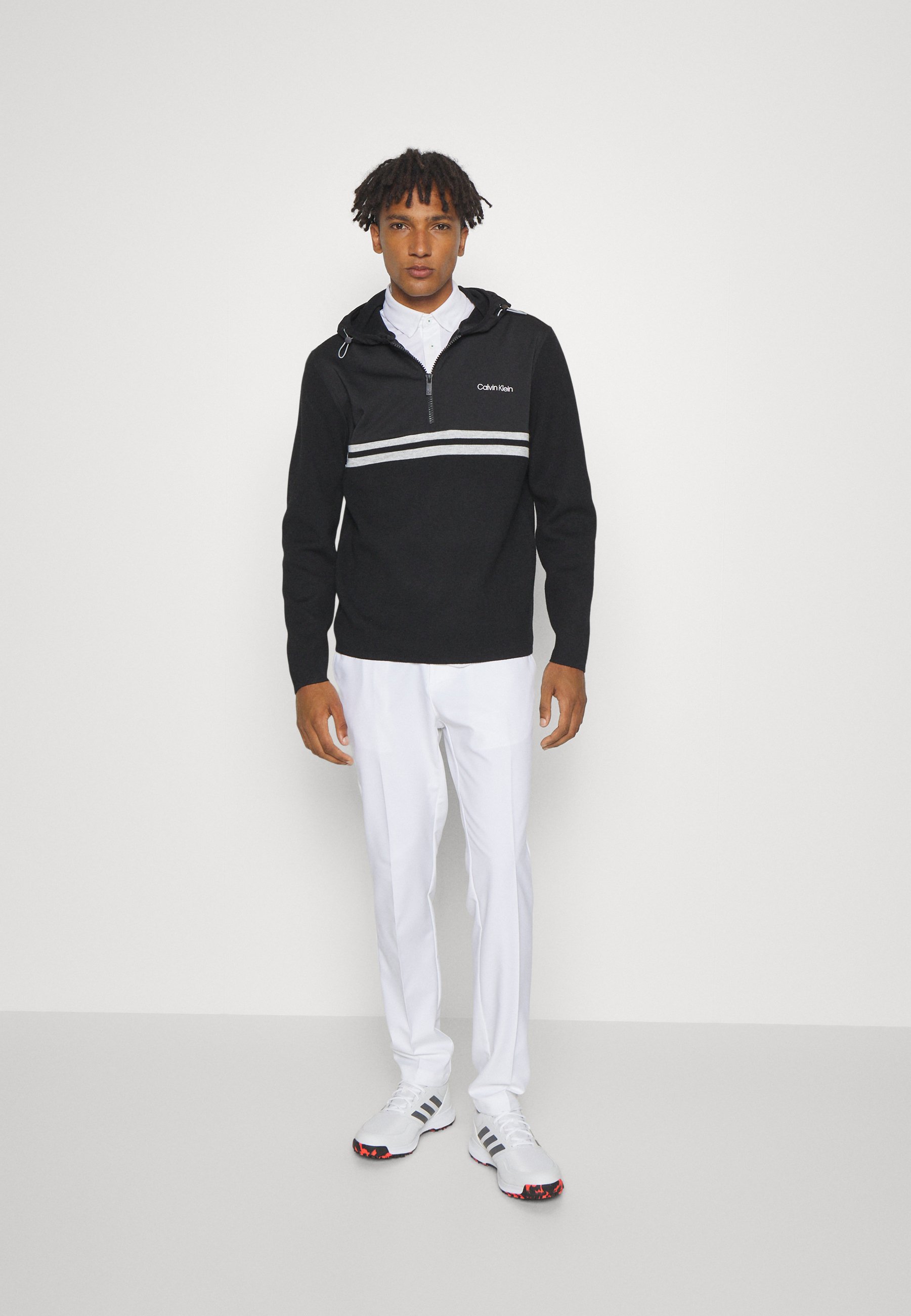 ADDINGTON HOODED HALF ZIP - Hoodie
