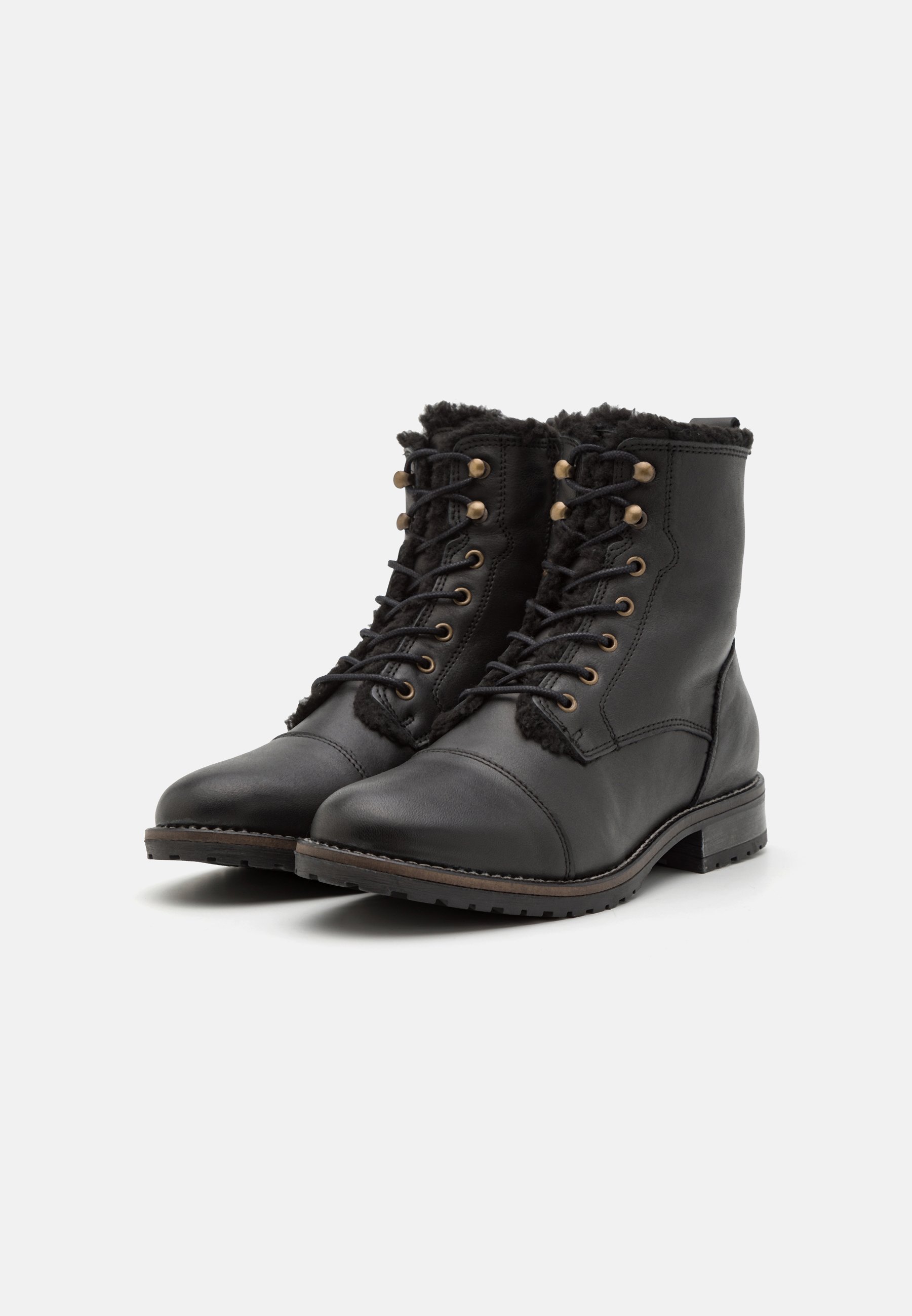 LEATHER - Lace-up ankle boots