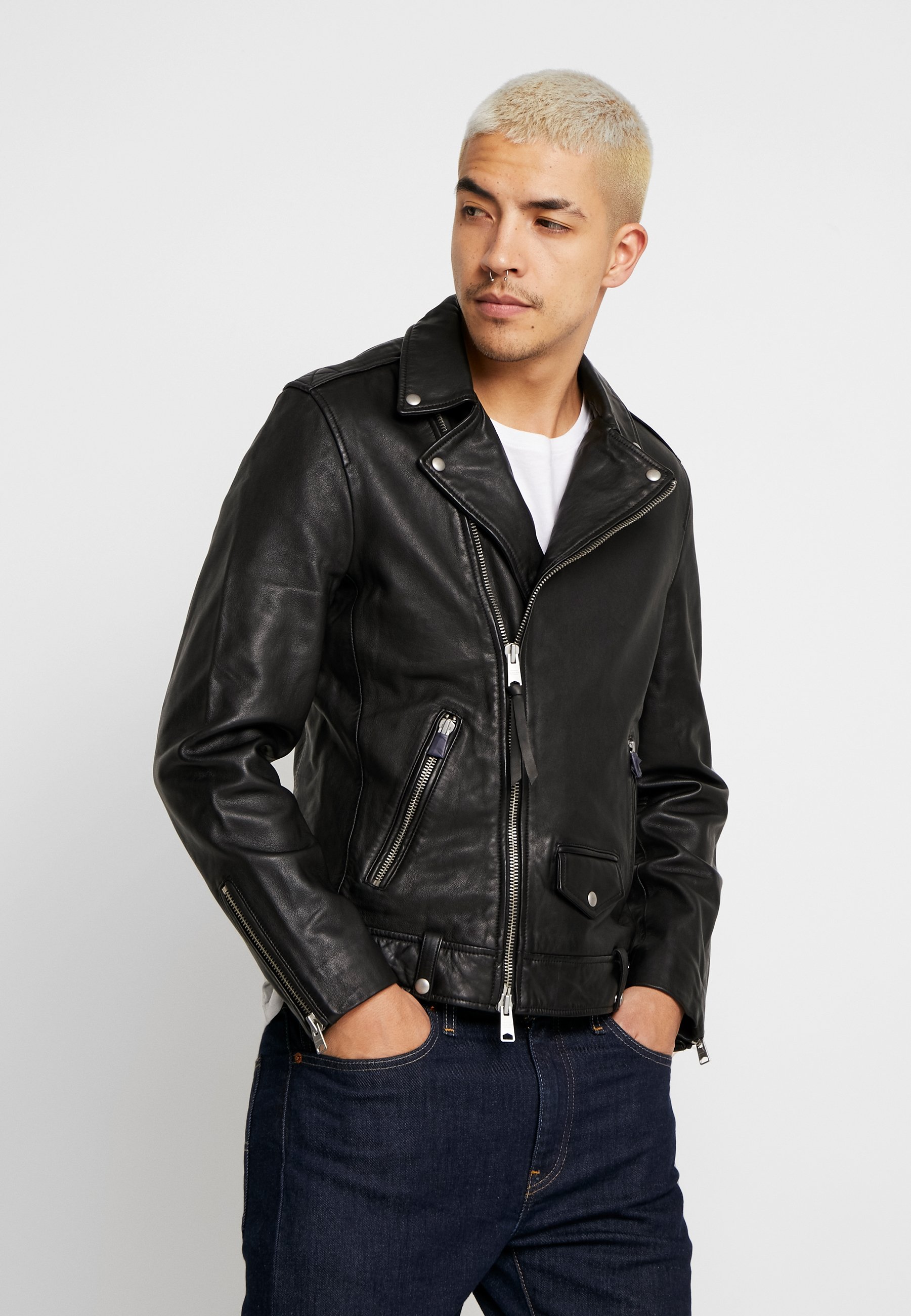 MILO BIKER - Leather jacket