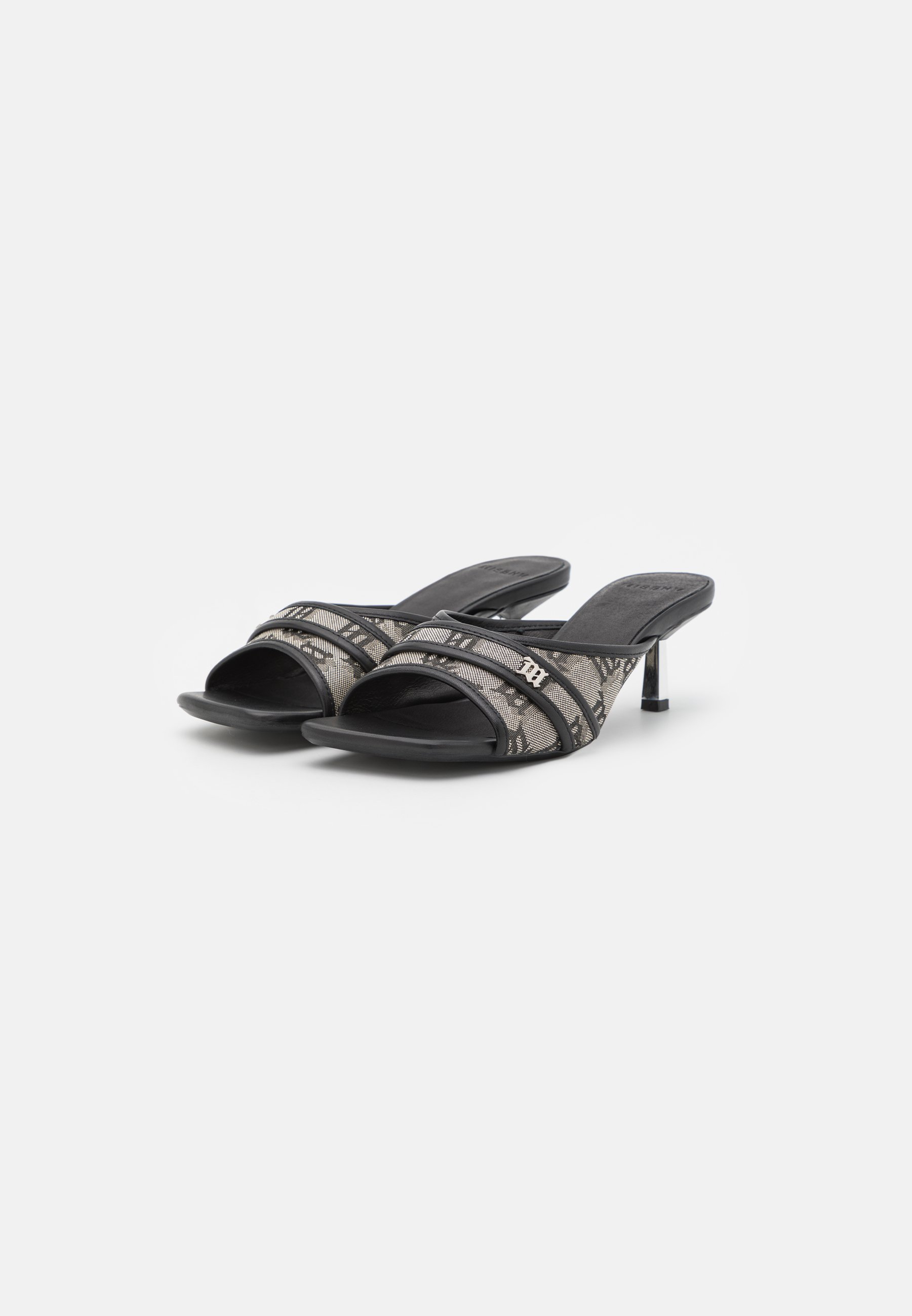 SASHA SLIP ON MONORGRAM - Heeled mules