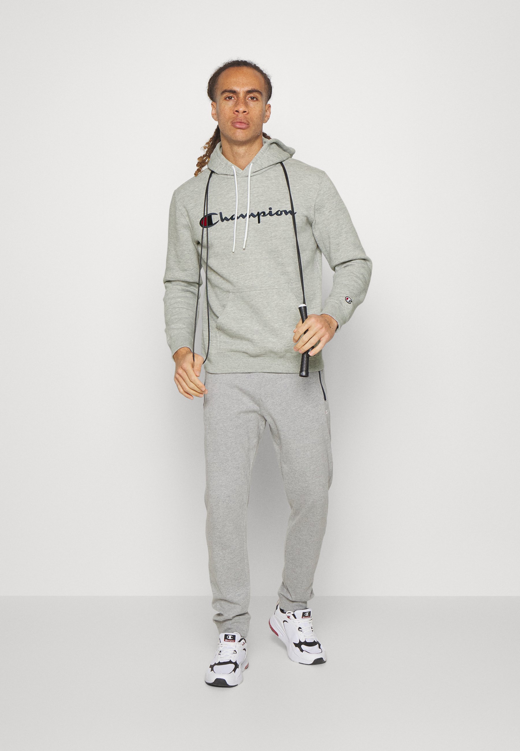 CLASSIC HOODED LARGE LOGO - Fleece jumper