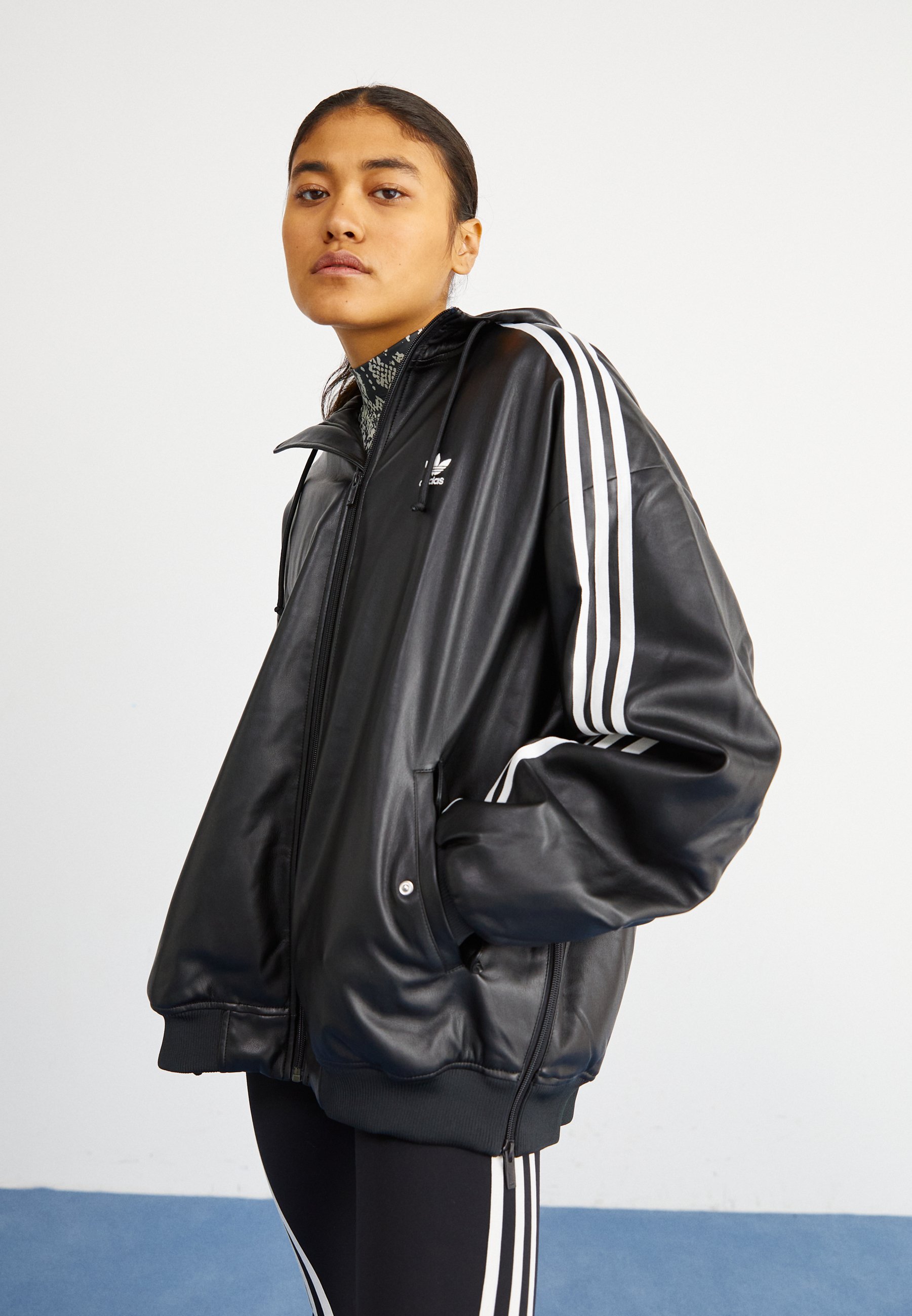 Faux leather jacket