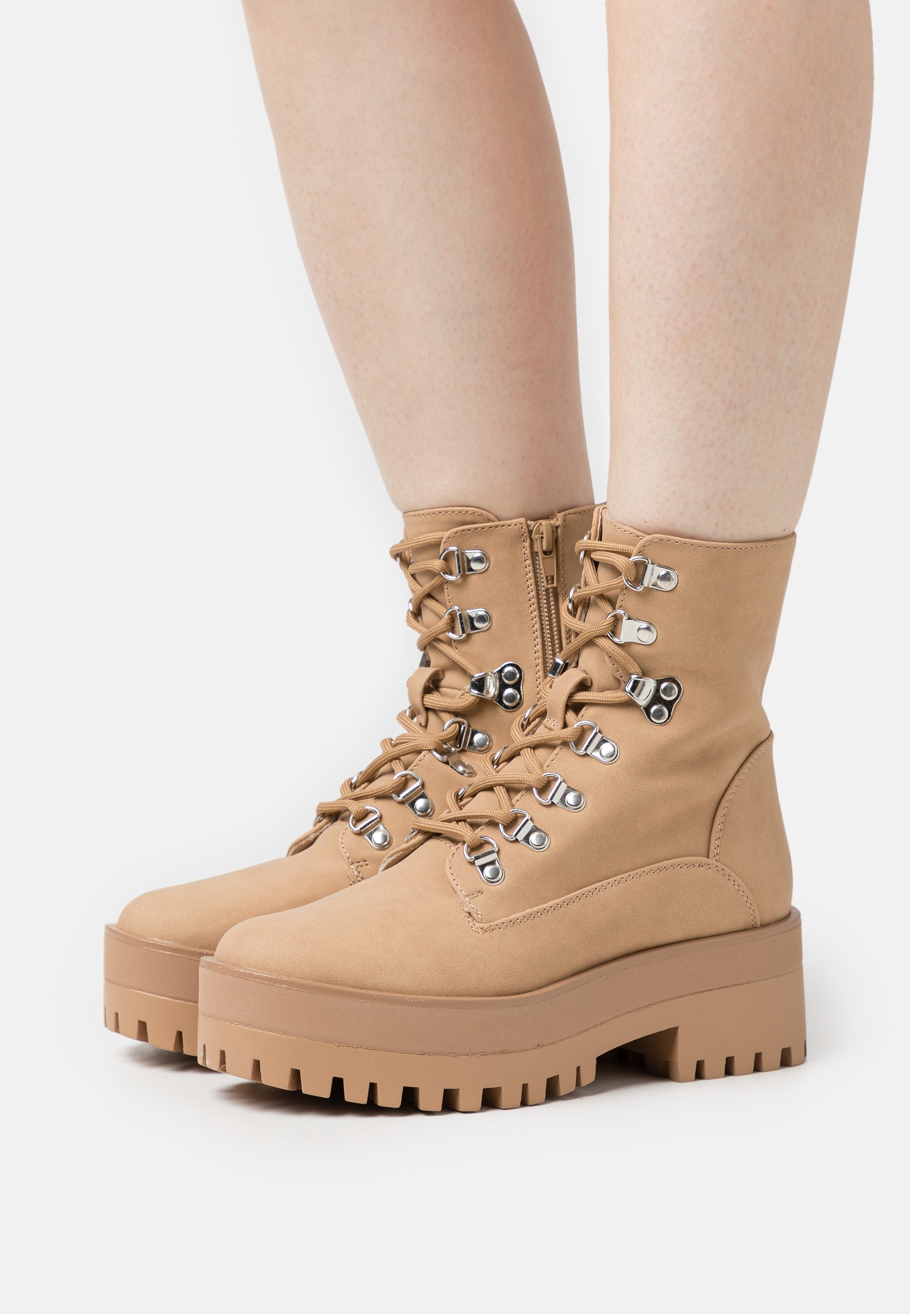 Lace-up ankle boots