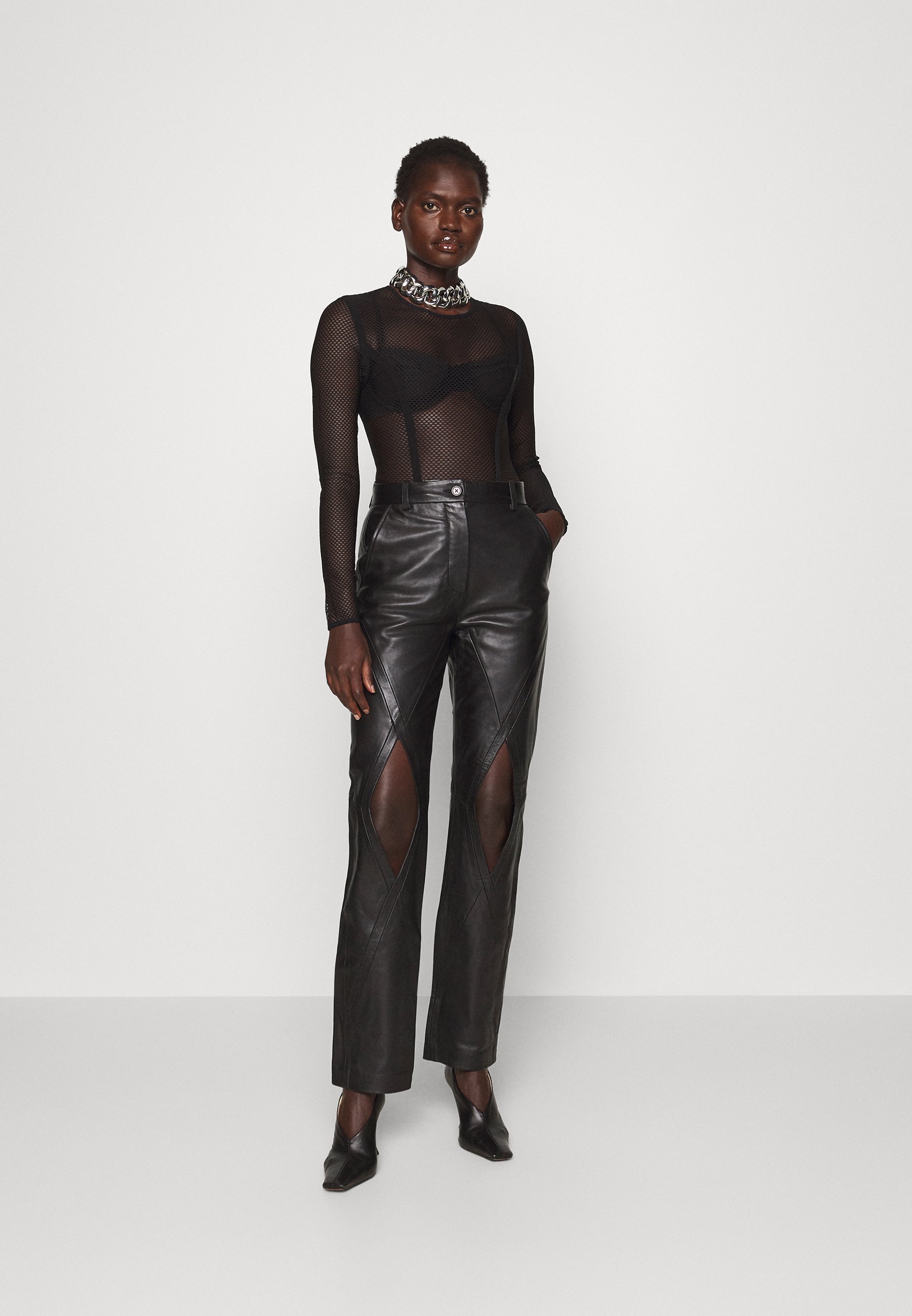 Leather trousers