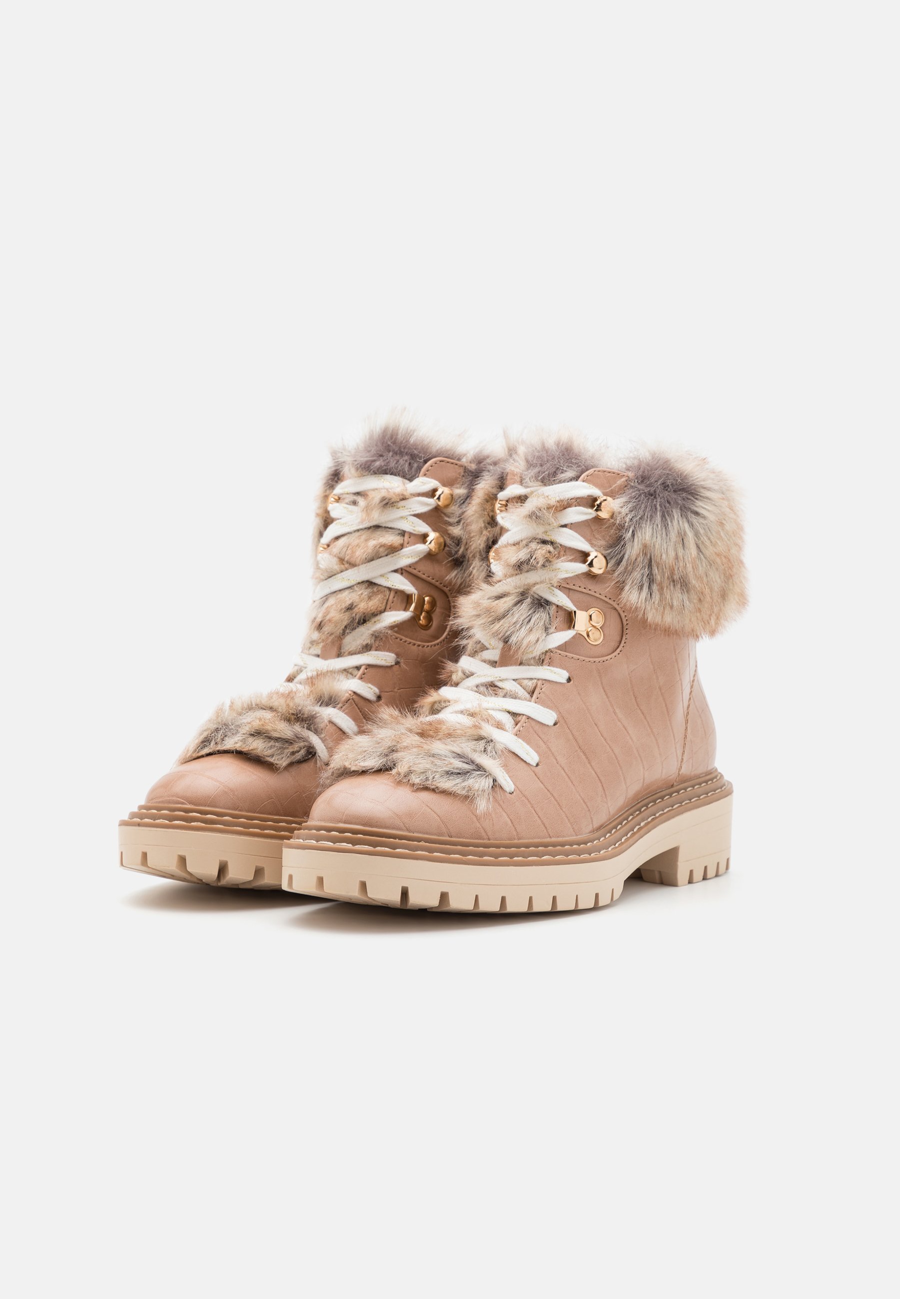 Lace-up ankle boots