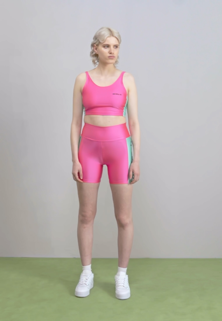 ORIGINALS HIGH SHINE HALTER CROP TOP - Top