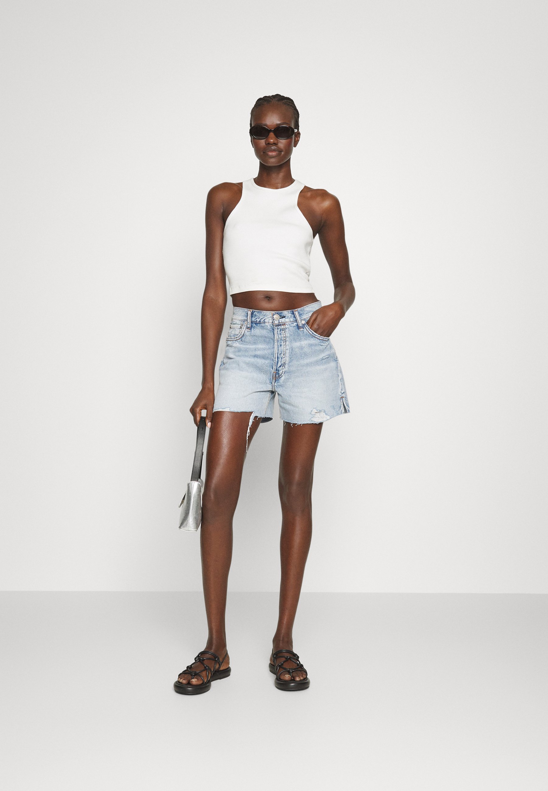 VINTAGE CUT OFF - Denim shorts