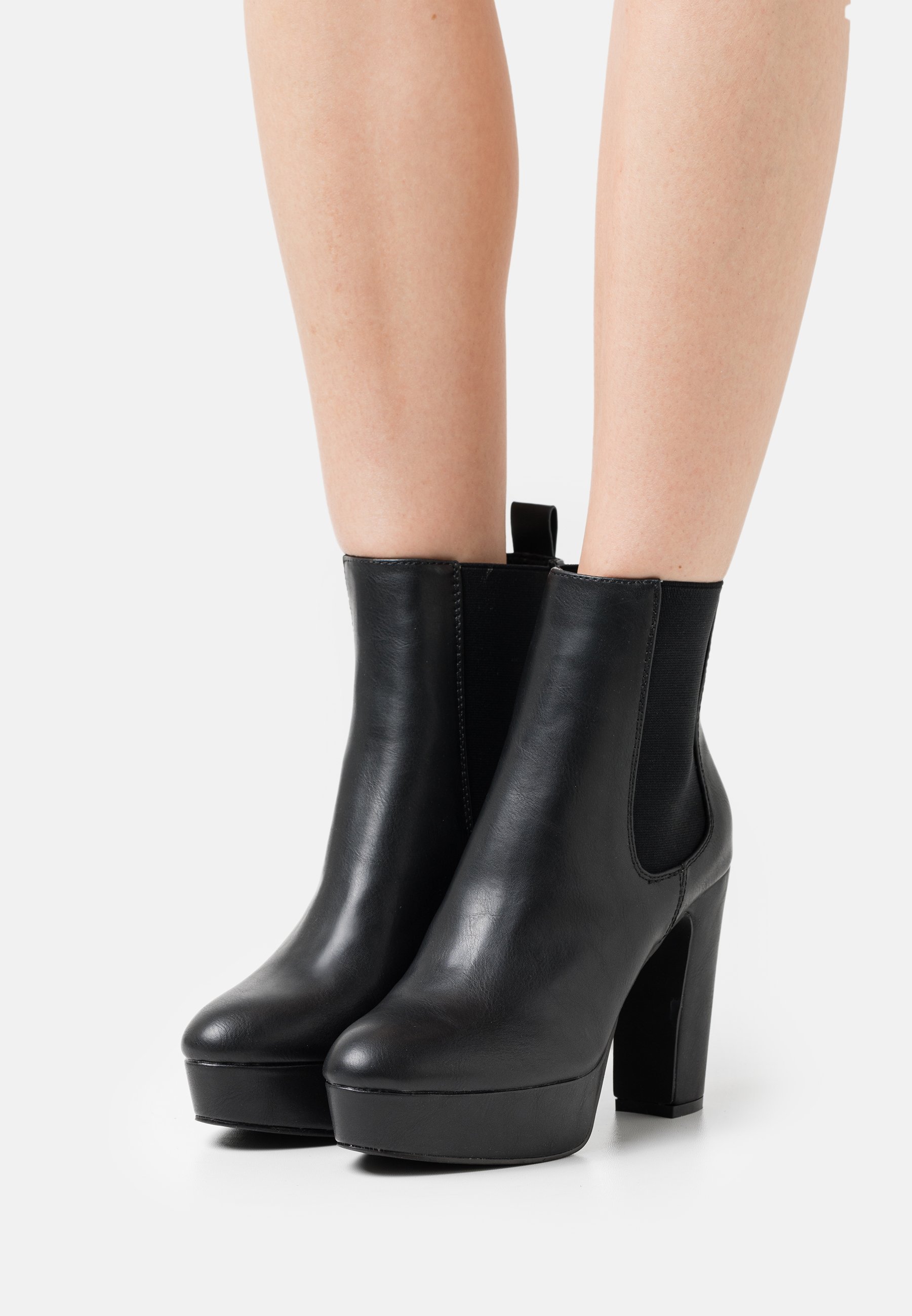 Platform ankle boots