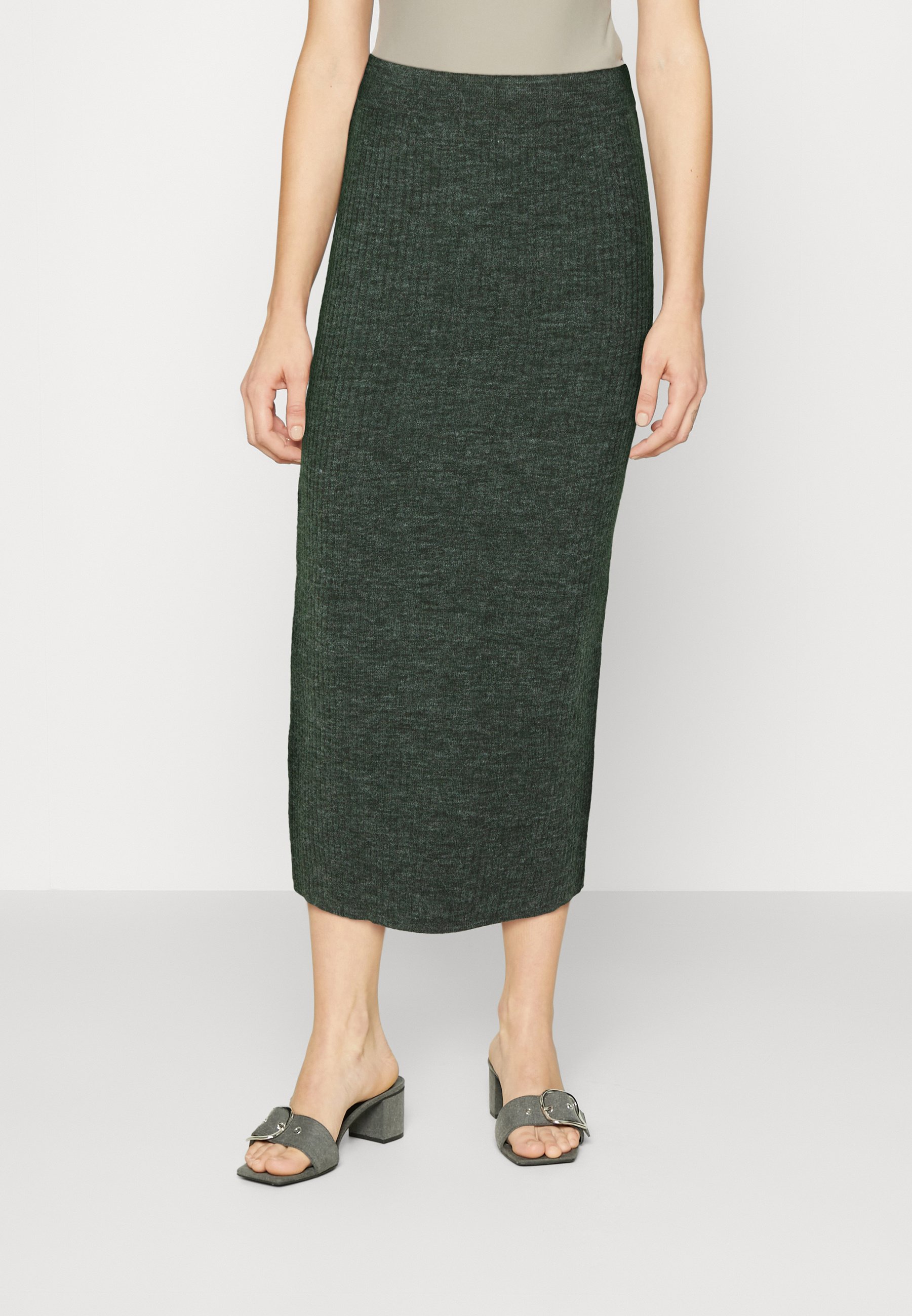 ONLSADIE CALF SKIRT - Pencil skirt