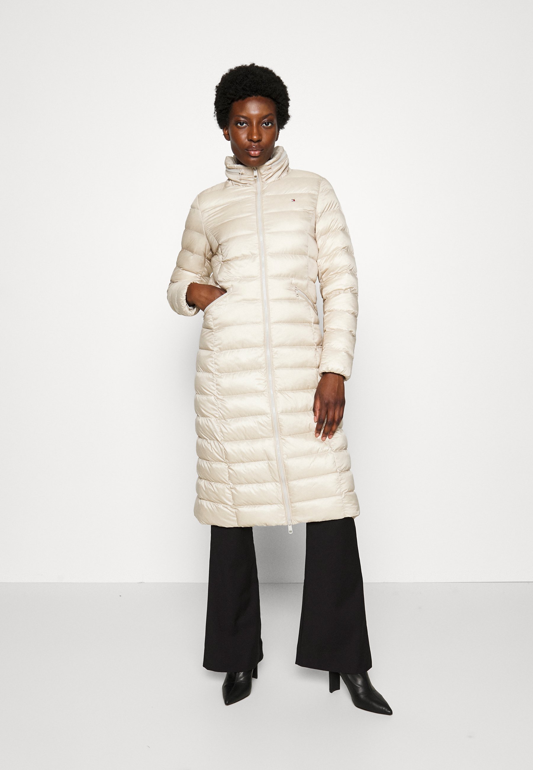 PADDED GLOBAL STRIPE MAXI - Winter coat