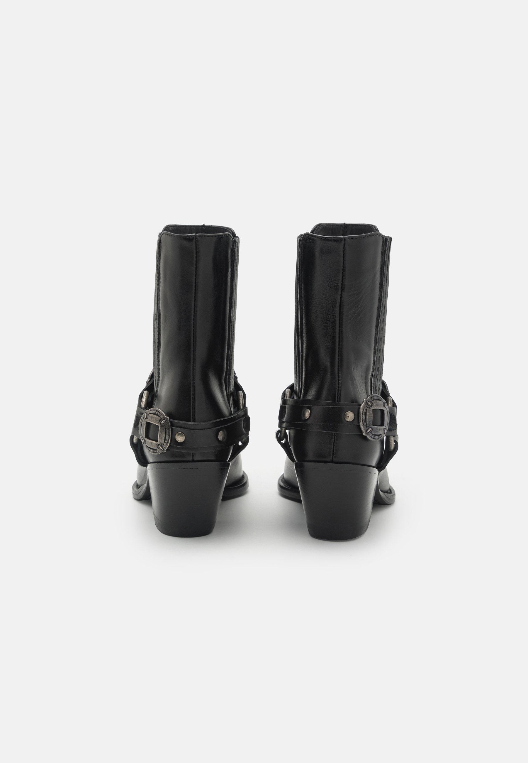 BOOTS MID- Cowboy/biker ankle boot