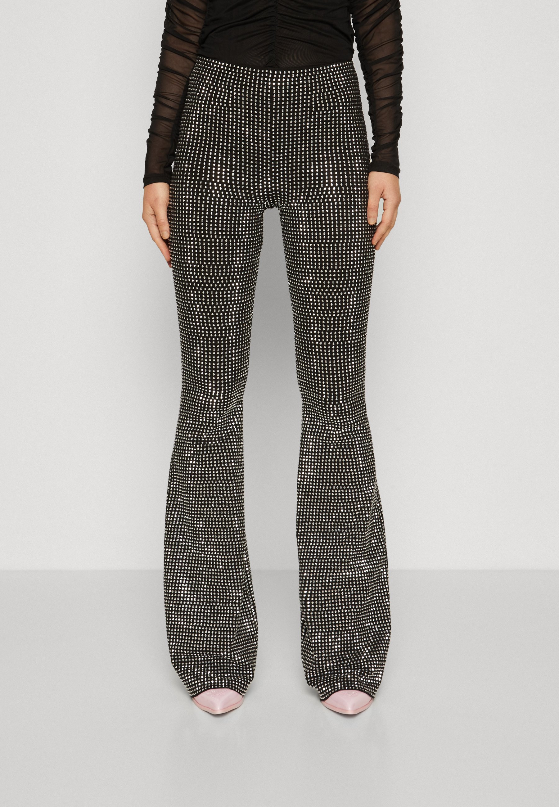 CRYSTAL PULLON FLARE - Trousers