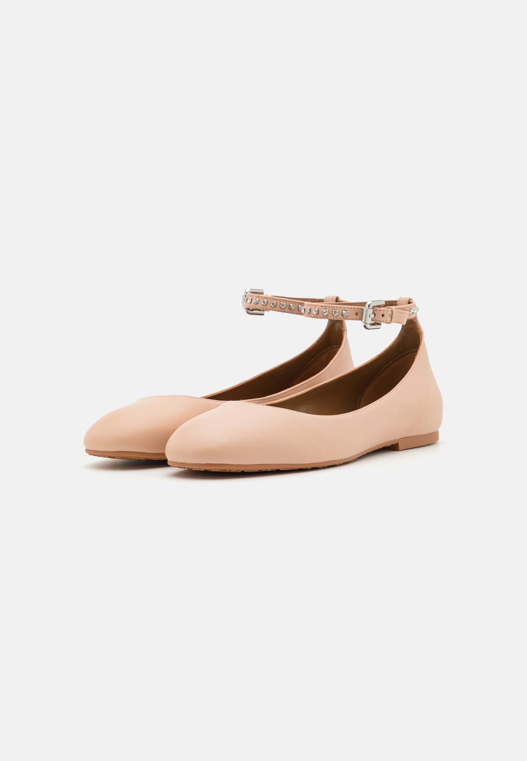 LYNETTE - Ankle strap ballet pumps
