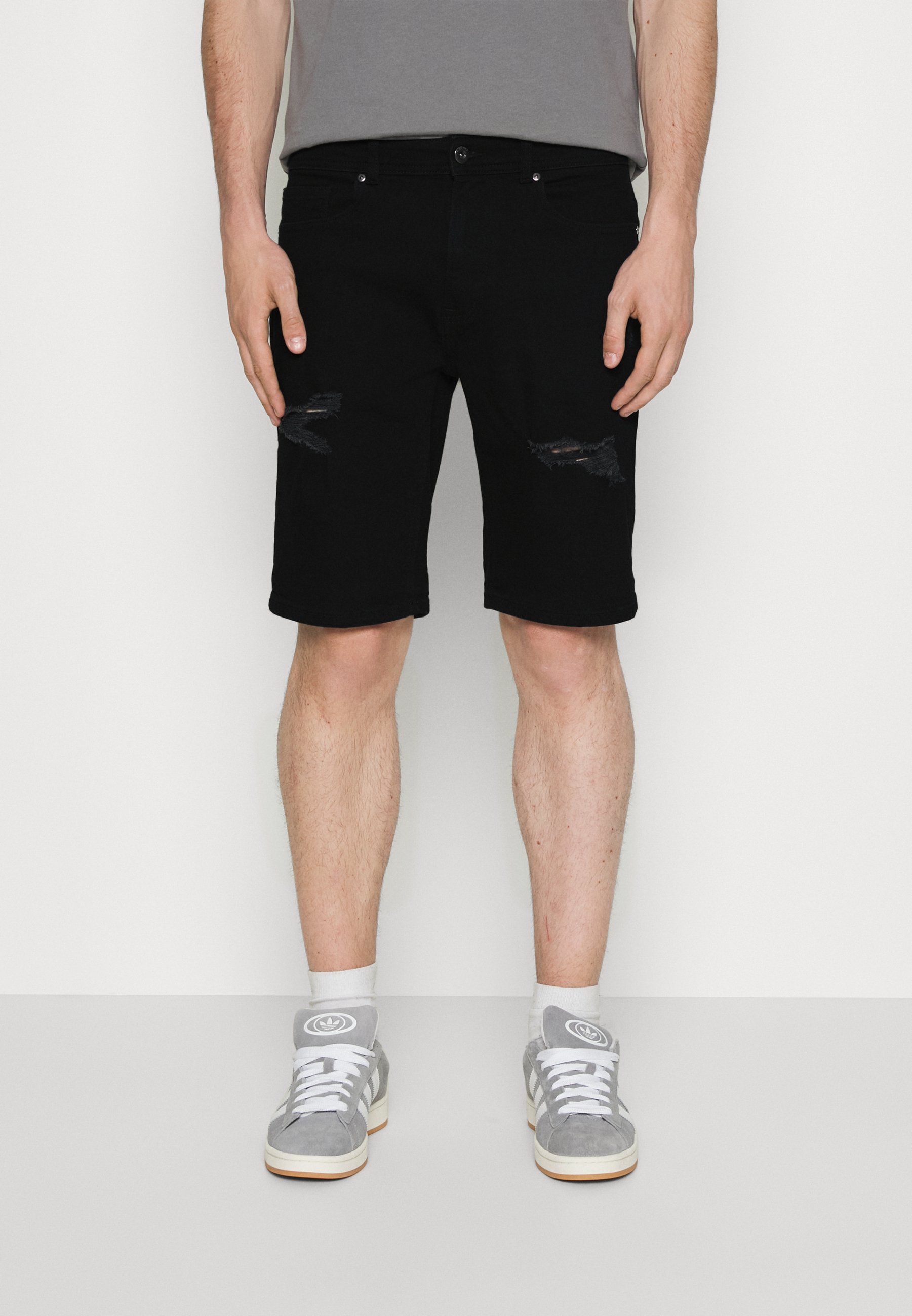 UNISEX 2 PACK - Denim shorts