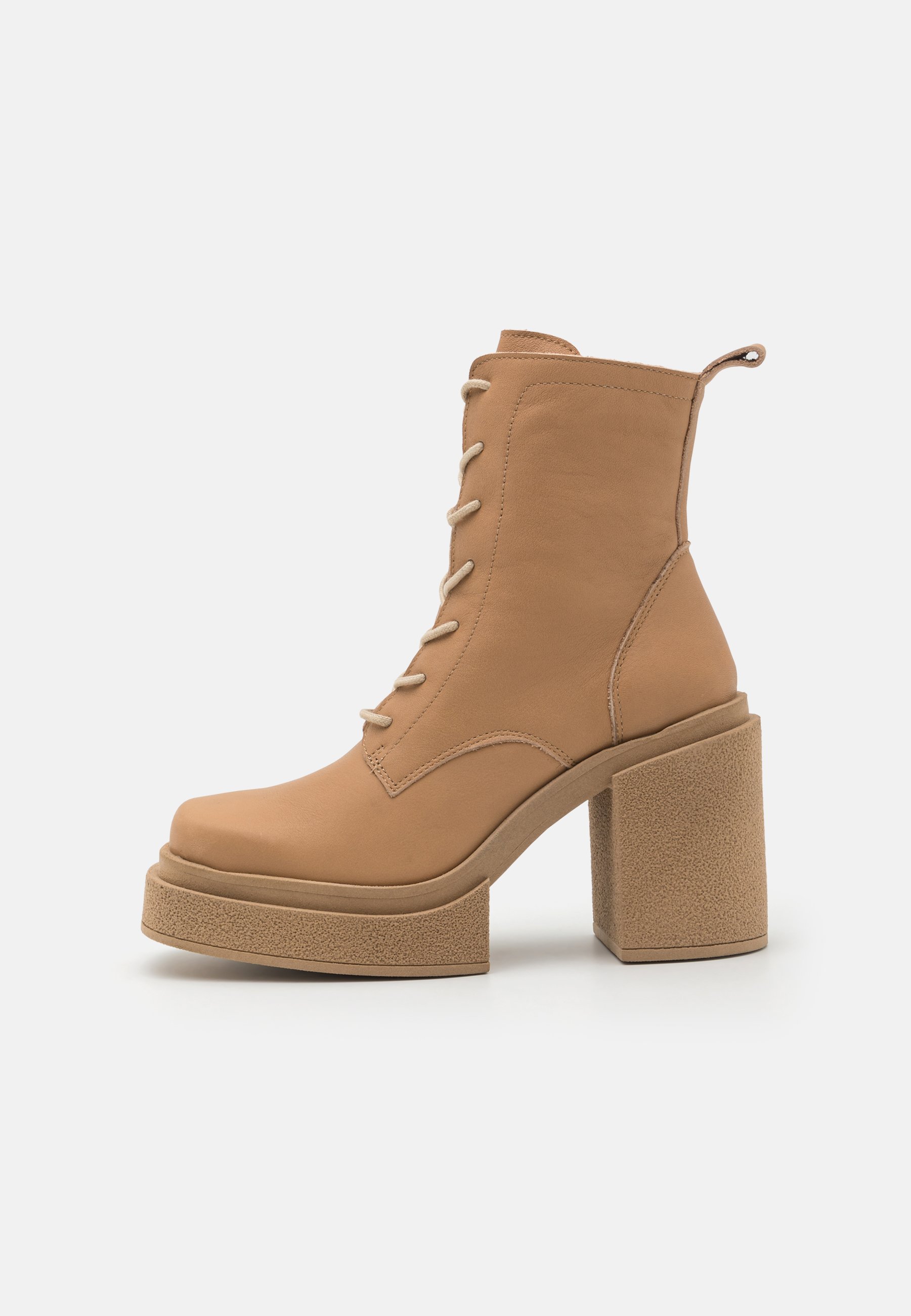 LEATHER - Lace-up ankle boots