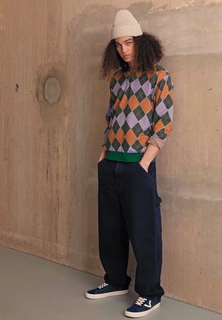 SINGLE KNEE PANT - Relaxed fit jeans