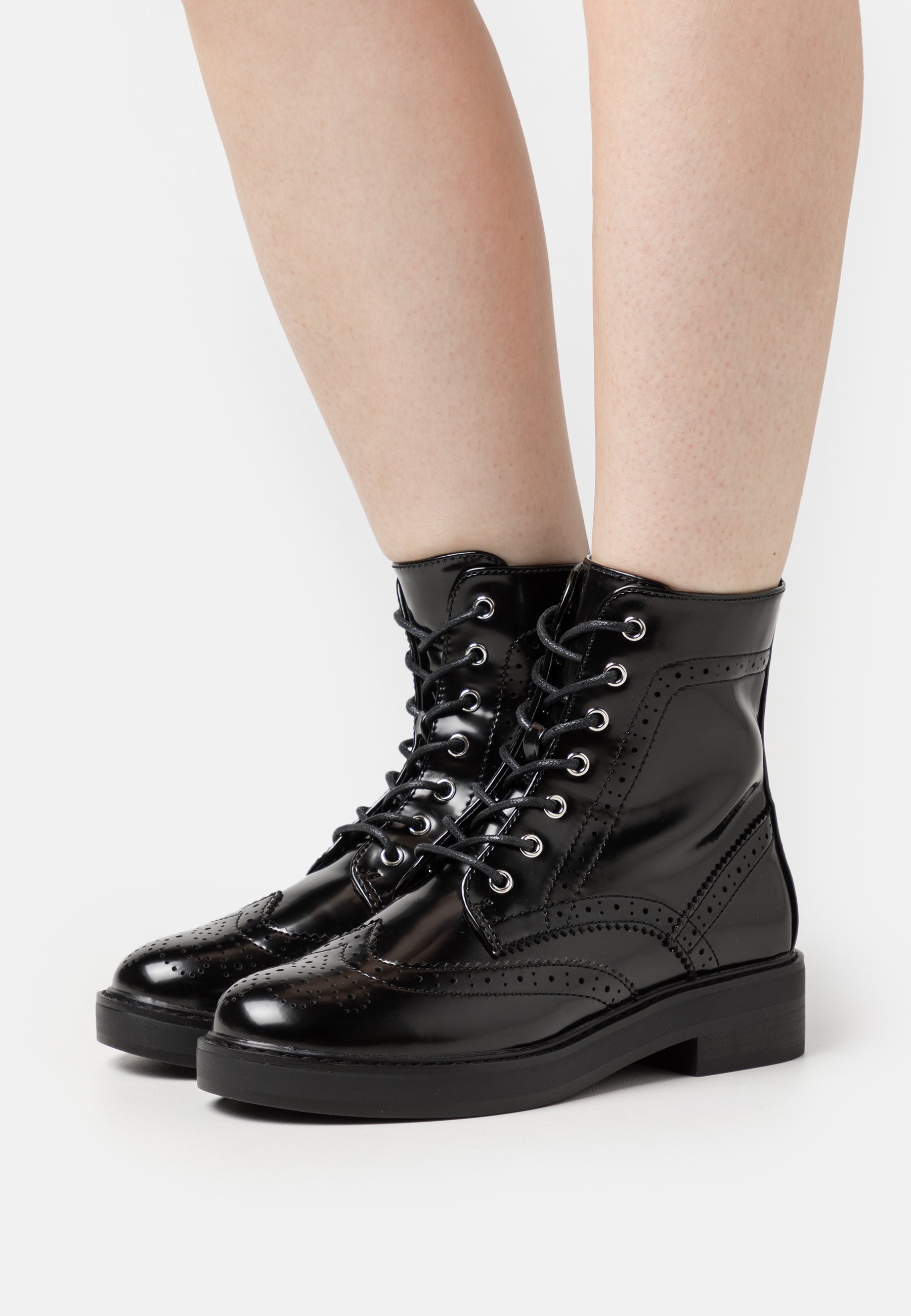 Lace-up ankle boots