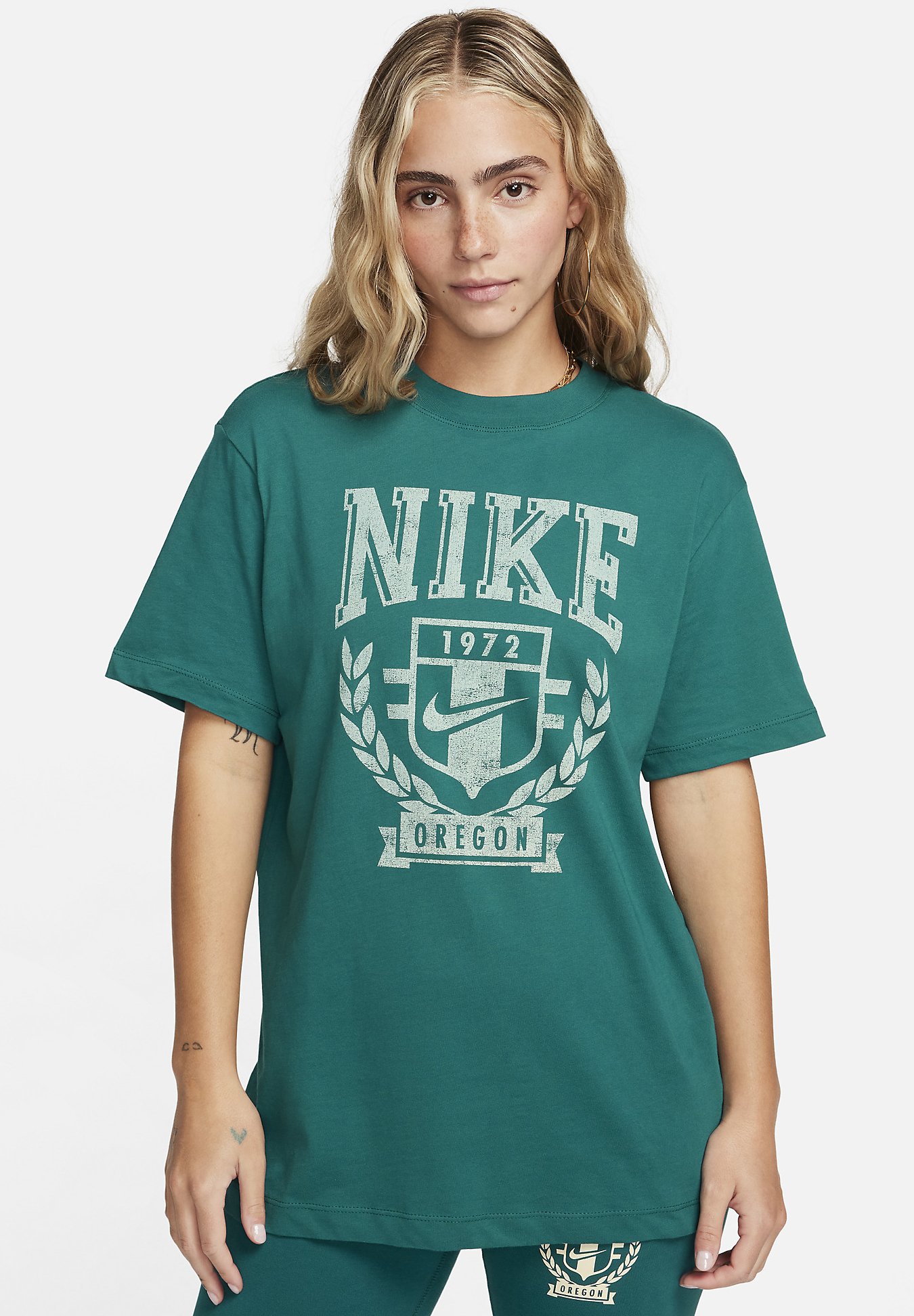 W NSW TEE BF VRSTY - Print T-shirt