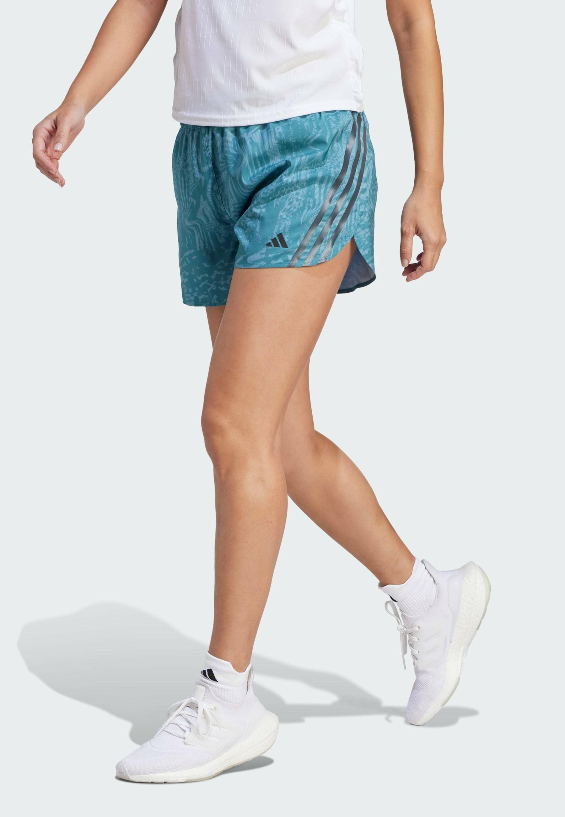 RUN ICONS 3-STRIPES ALLOVER - Sports shorts