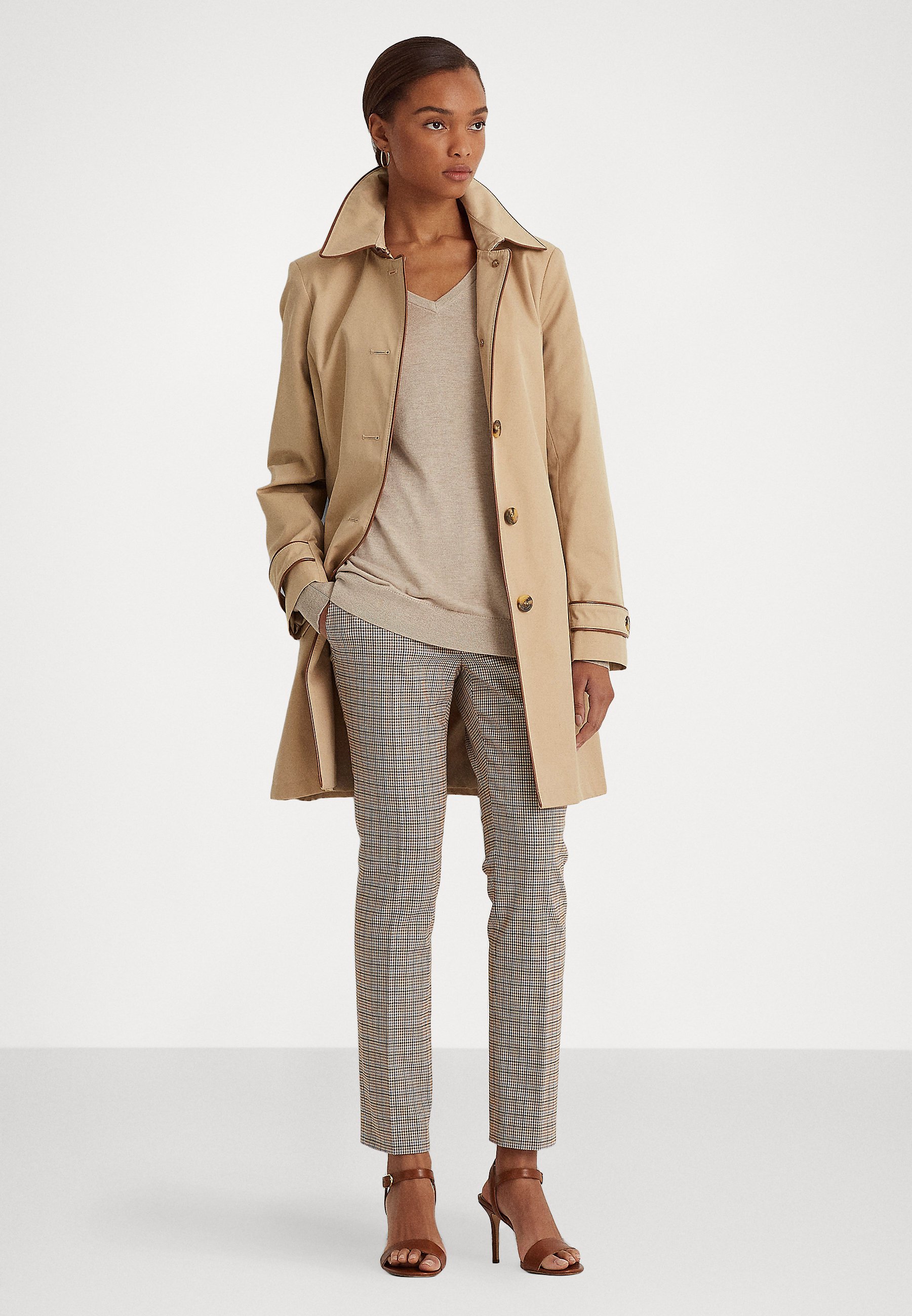PIPING LINED COAT - Trenchcoat