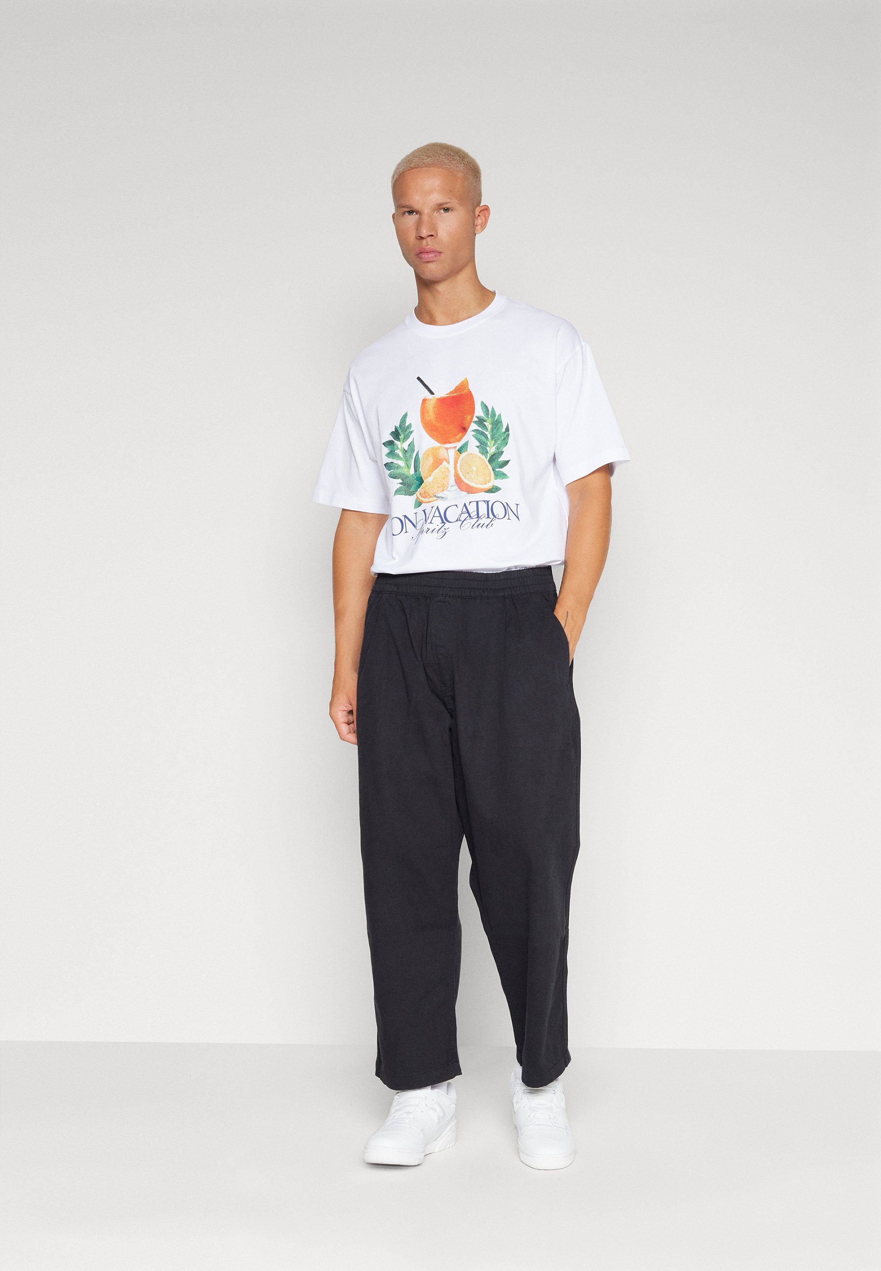 PANT BO TROUSERS ELASTIC WAIST LOOSE FIT UNISEX - Trousers