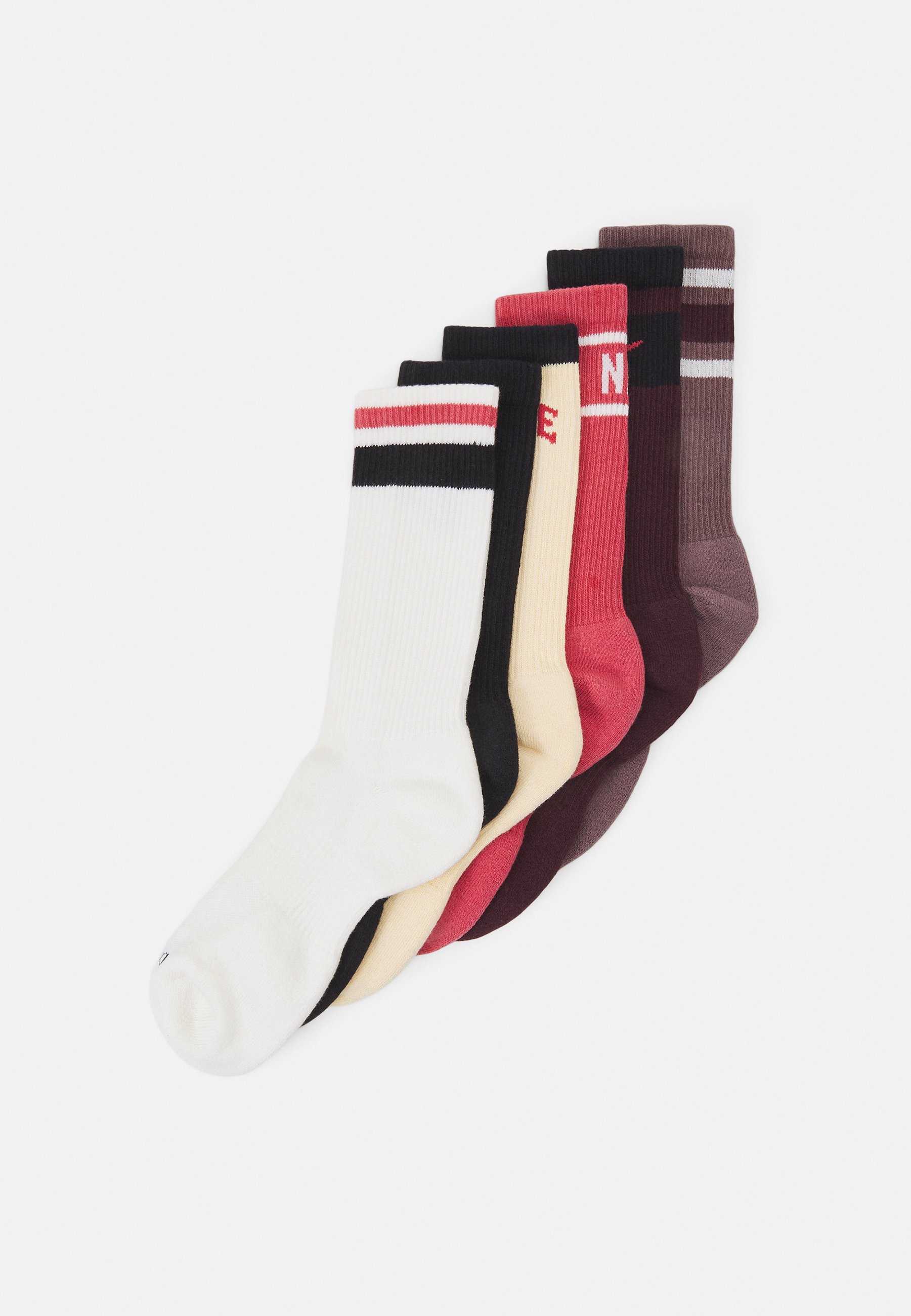 EVERYDAY PLUS CUSH CREW RETRO UNISEX 6 PACK - Sports socks
