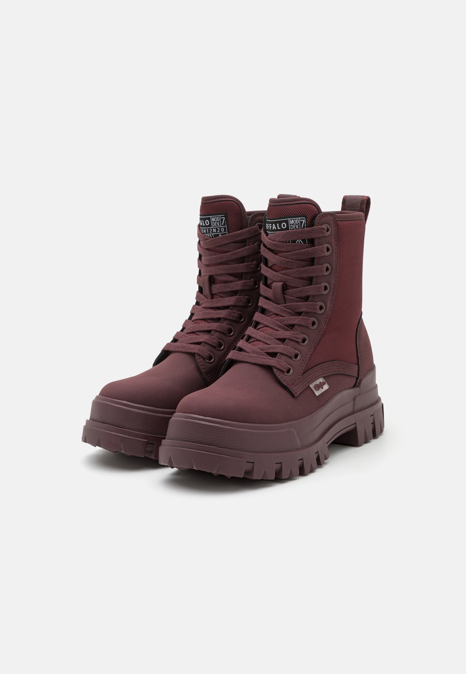 ASPHA LACEUP- Platform ankle boots