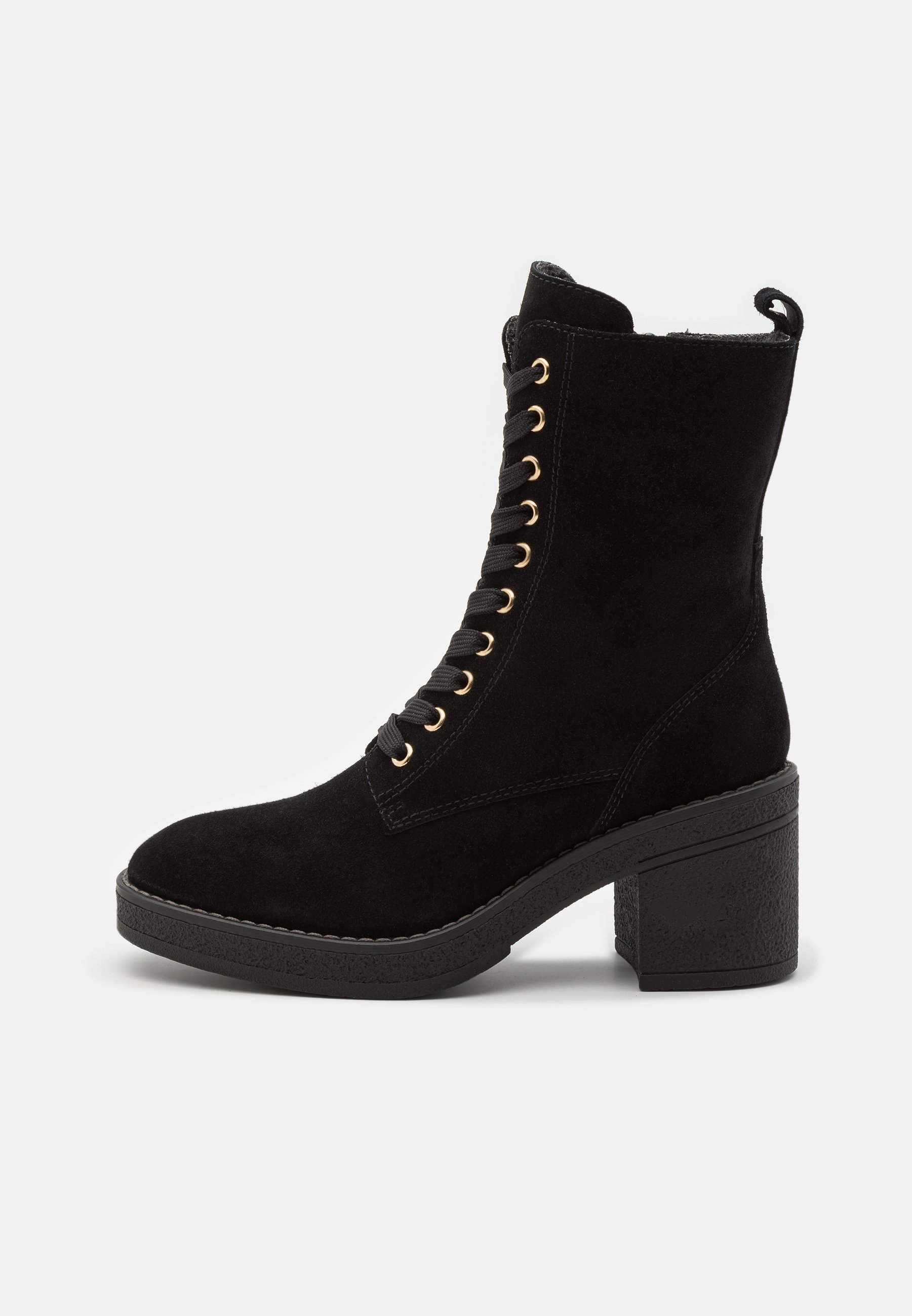 LEATHER - Platform ankle boots